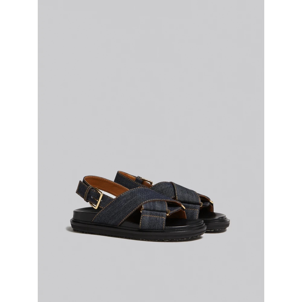 Marni DENIM CRISS-CROSS SANDAL | miinto | REVERSIBLE