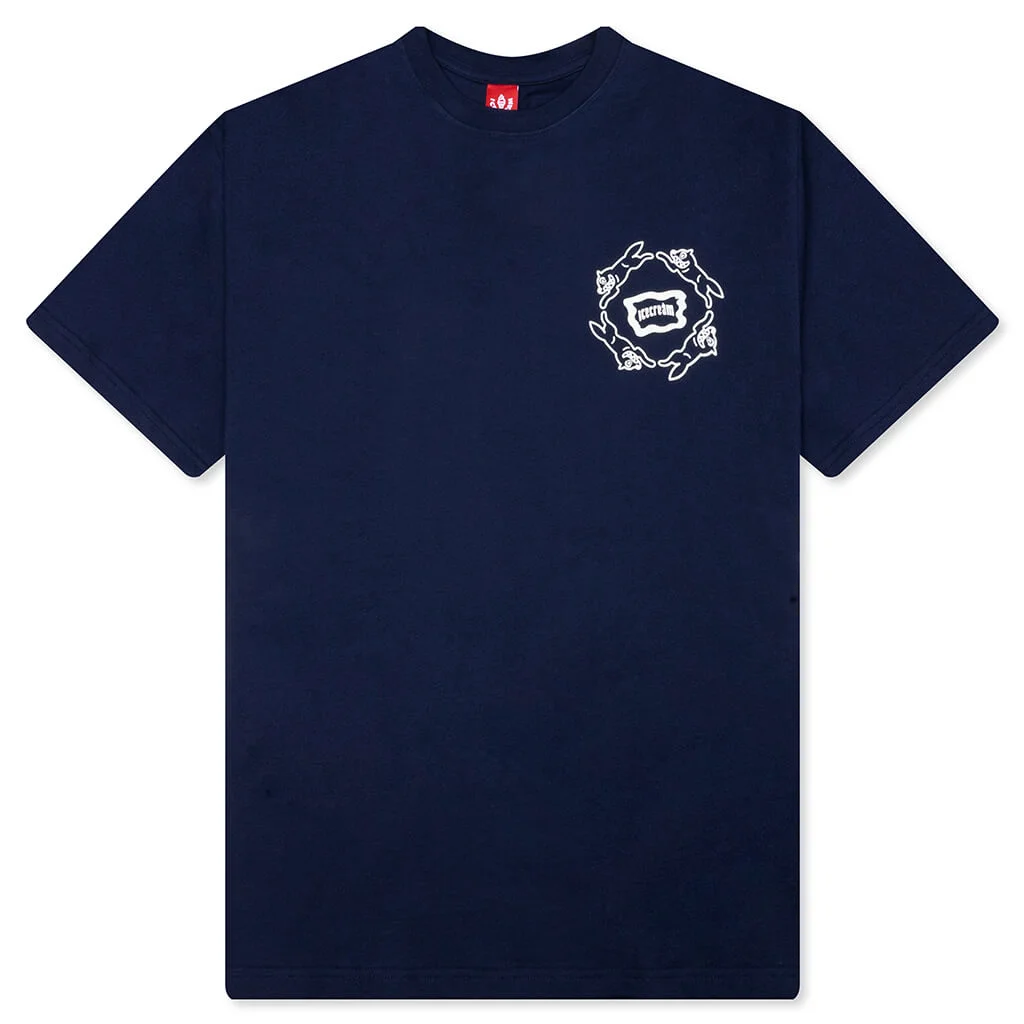 DAIRY S/S TEE - BLACK IRIS - 1