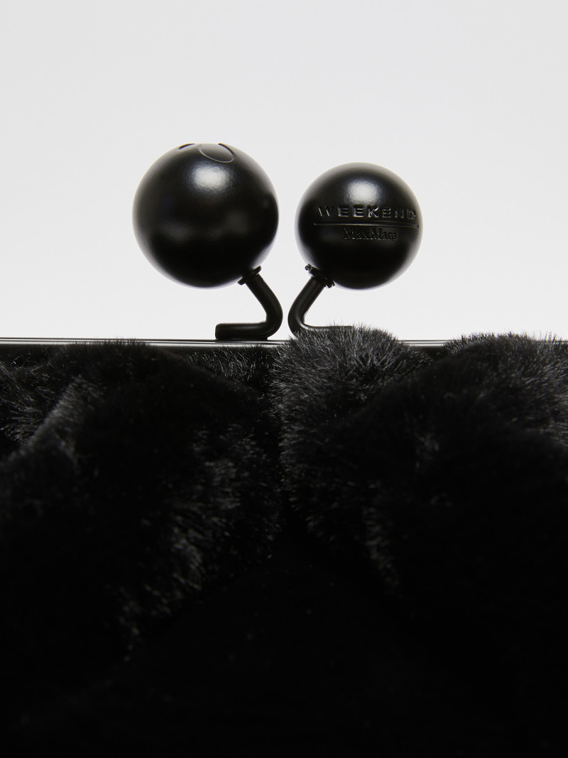 GIANNA Medium furry fabric Pasticcino Bag 5