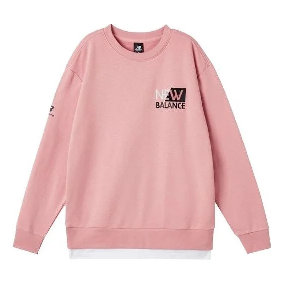 New Balance Casual Logo Sweatshirts 'Pink' AMT11314-CYK - 1