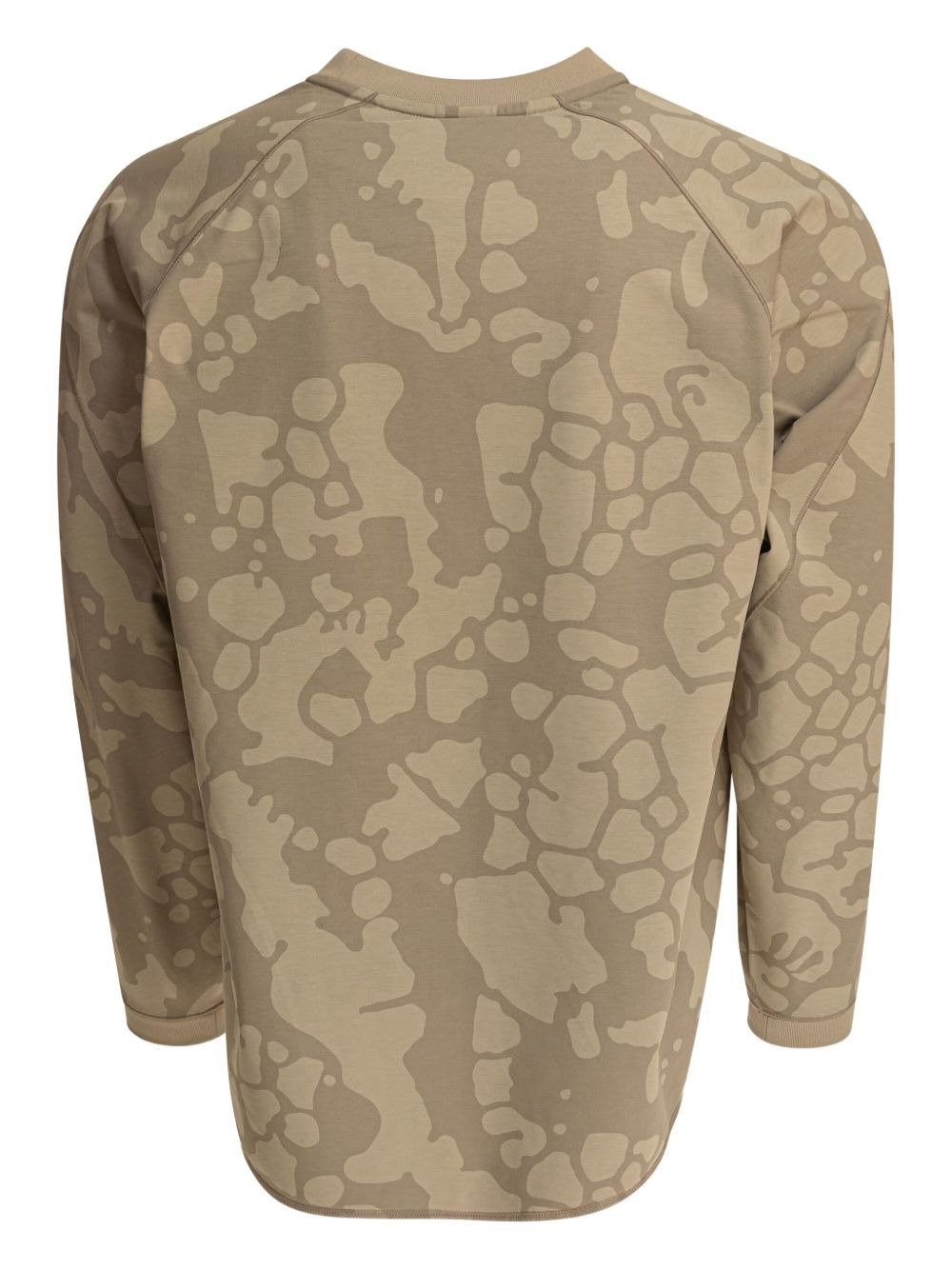 abstract-print crew-neck sweatshirt - 2
