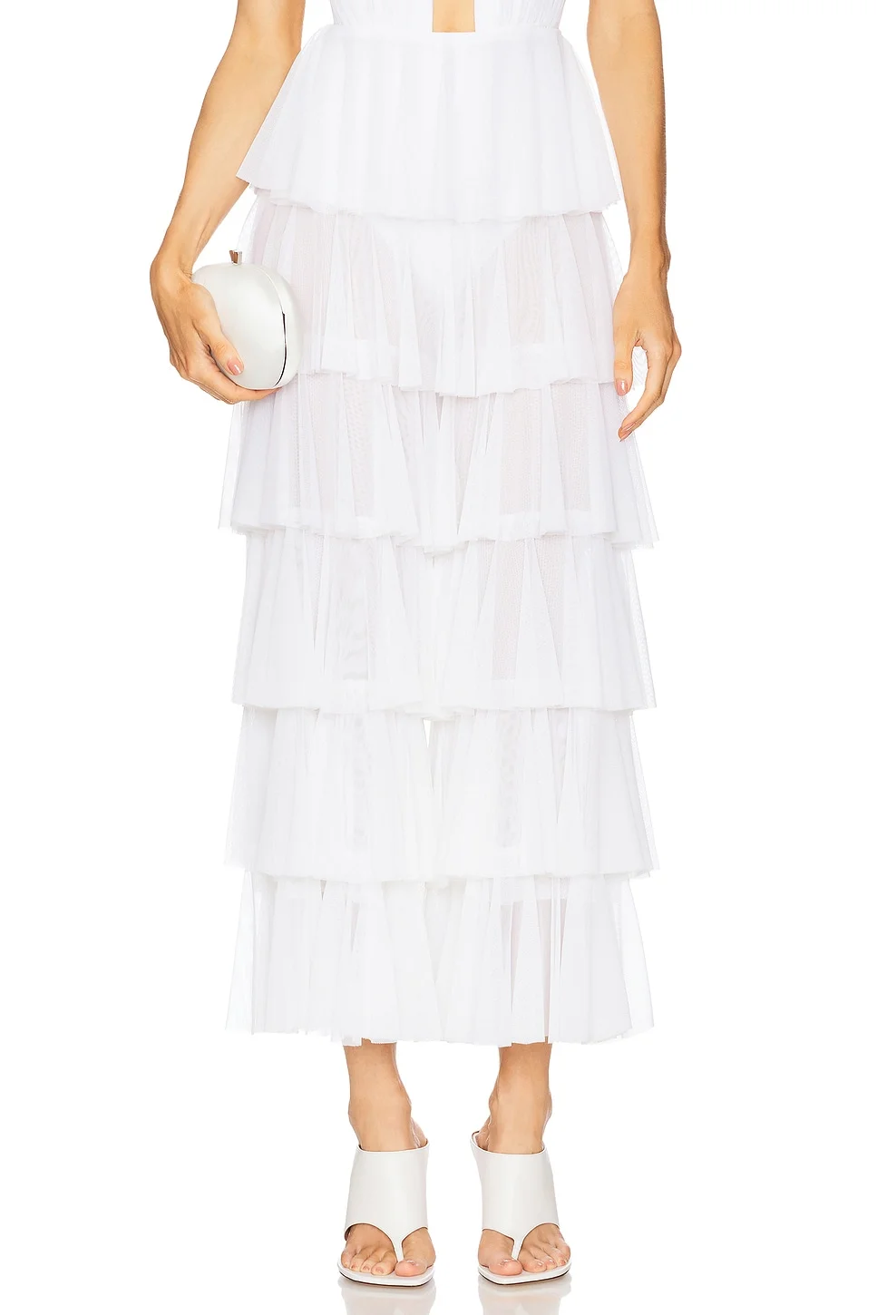 Wide Leg Ruffle Pant - 1