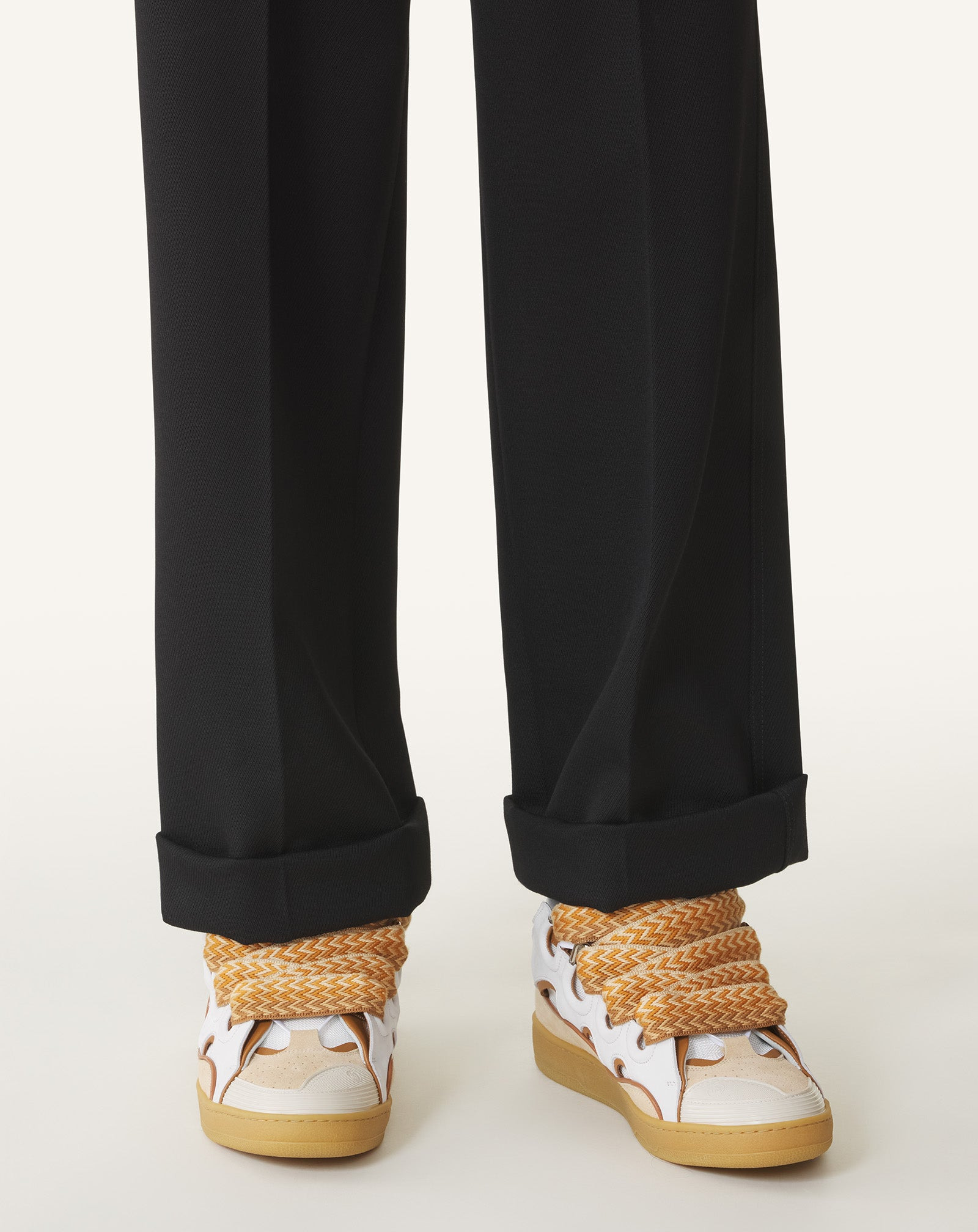CURB LEATHER SNEAKERS - 7