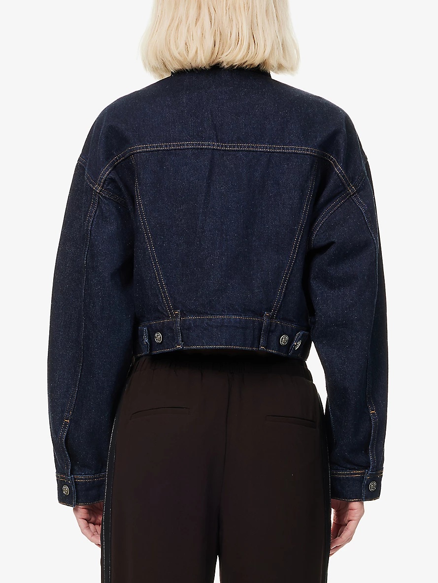 Jori Cropped Denim Jacket - 4