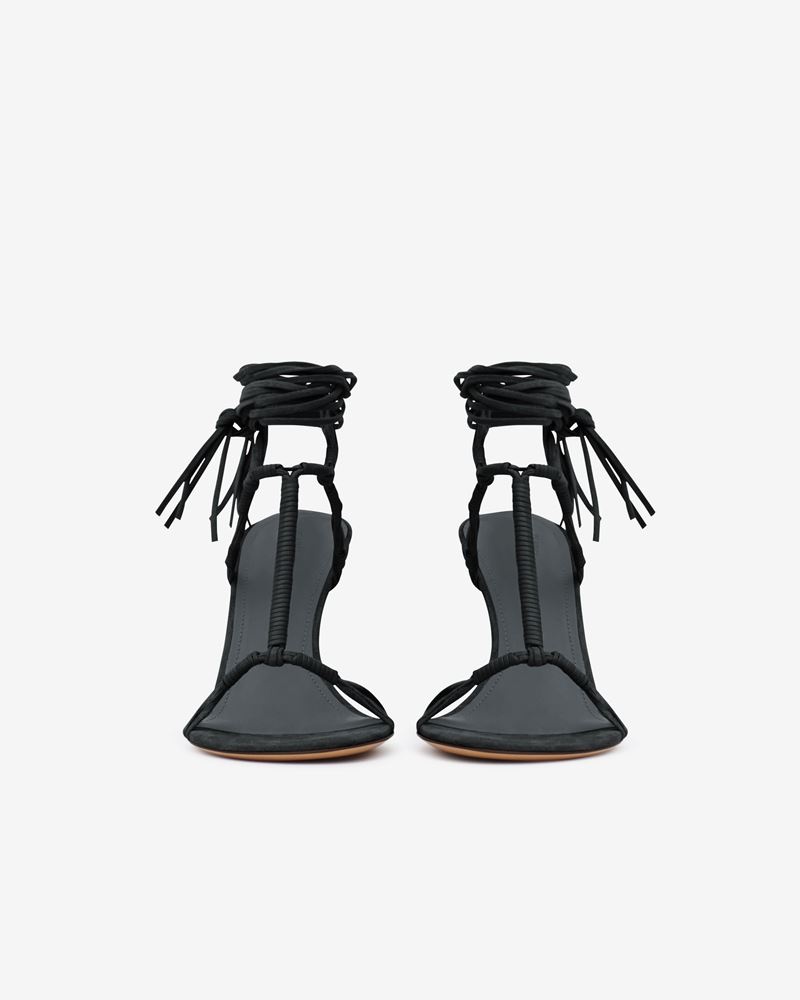 ARJA SUEDE LEATHER SANDALS - 5