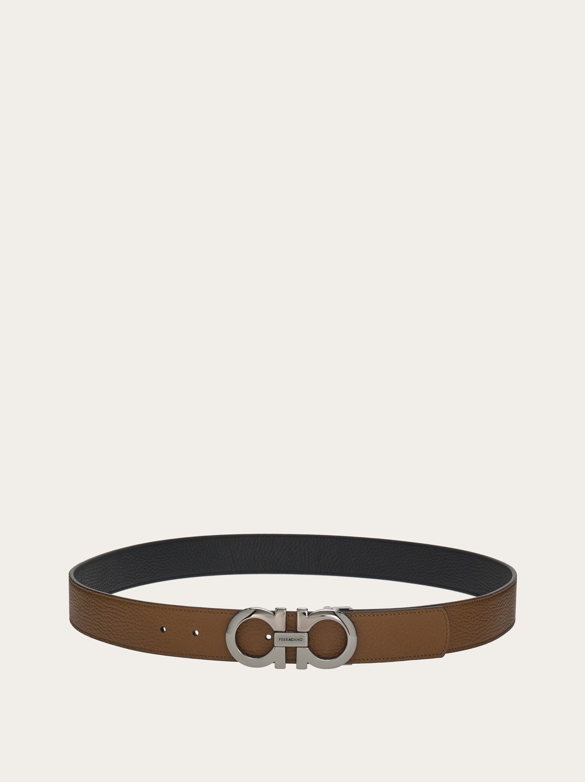 Reversible and adjustable Gancini belt - 3