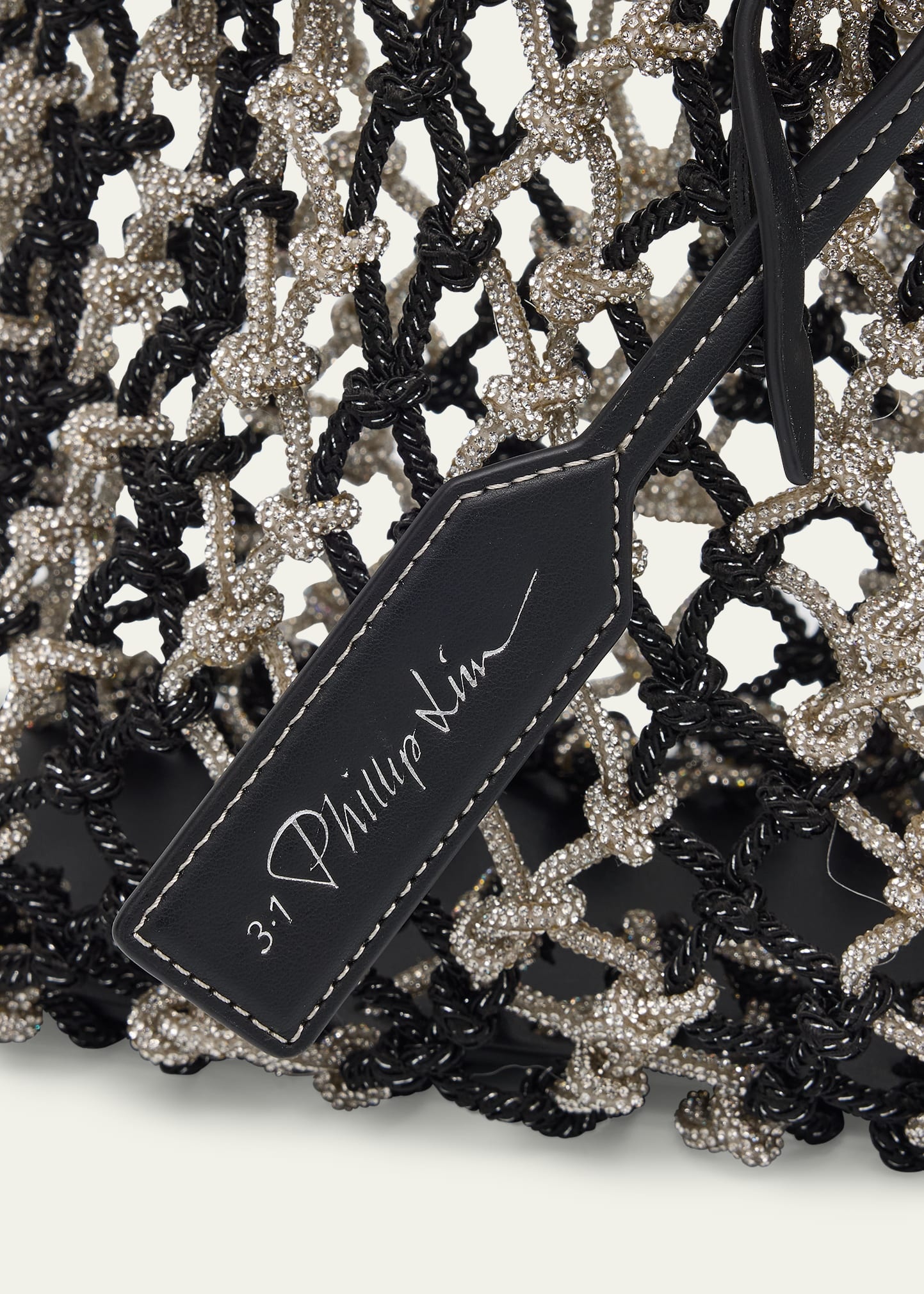 Crystal Macrame Mini Sac Top-Handle Bag - 5