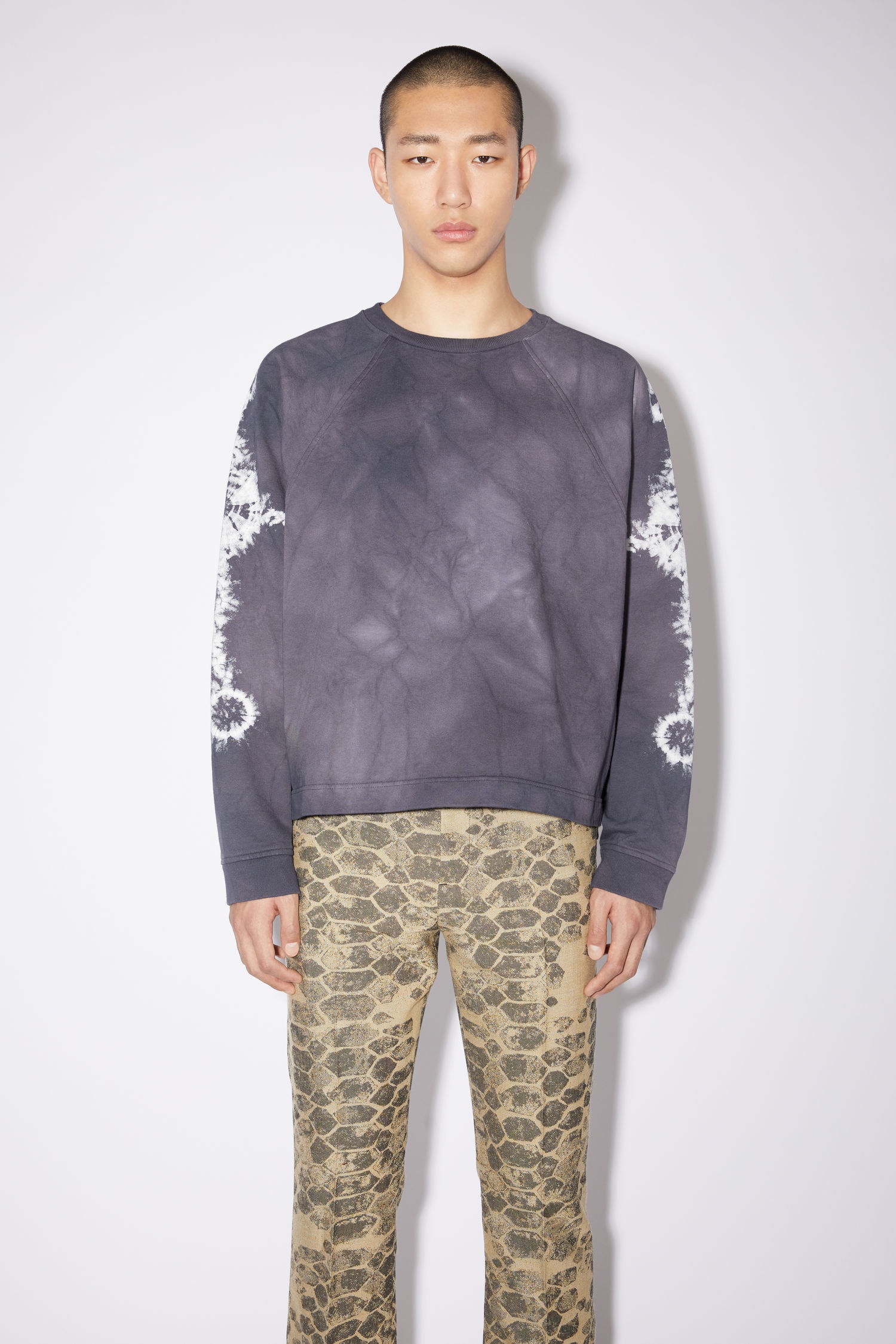 Crew neck sweatshirt - Dusty purple - 2