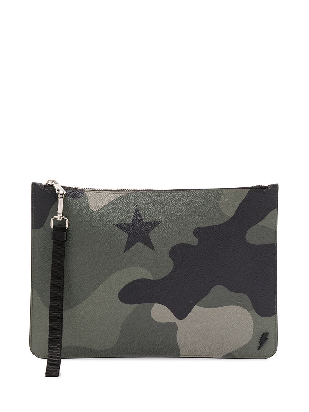 camouflage-print clutch bag - 1