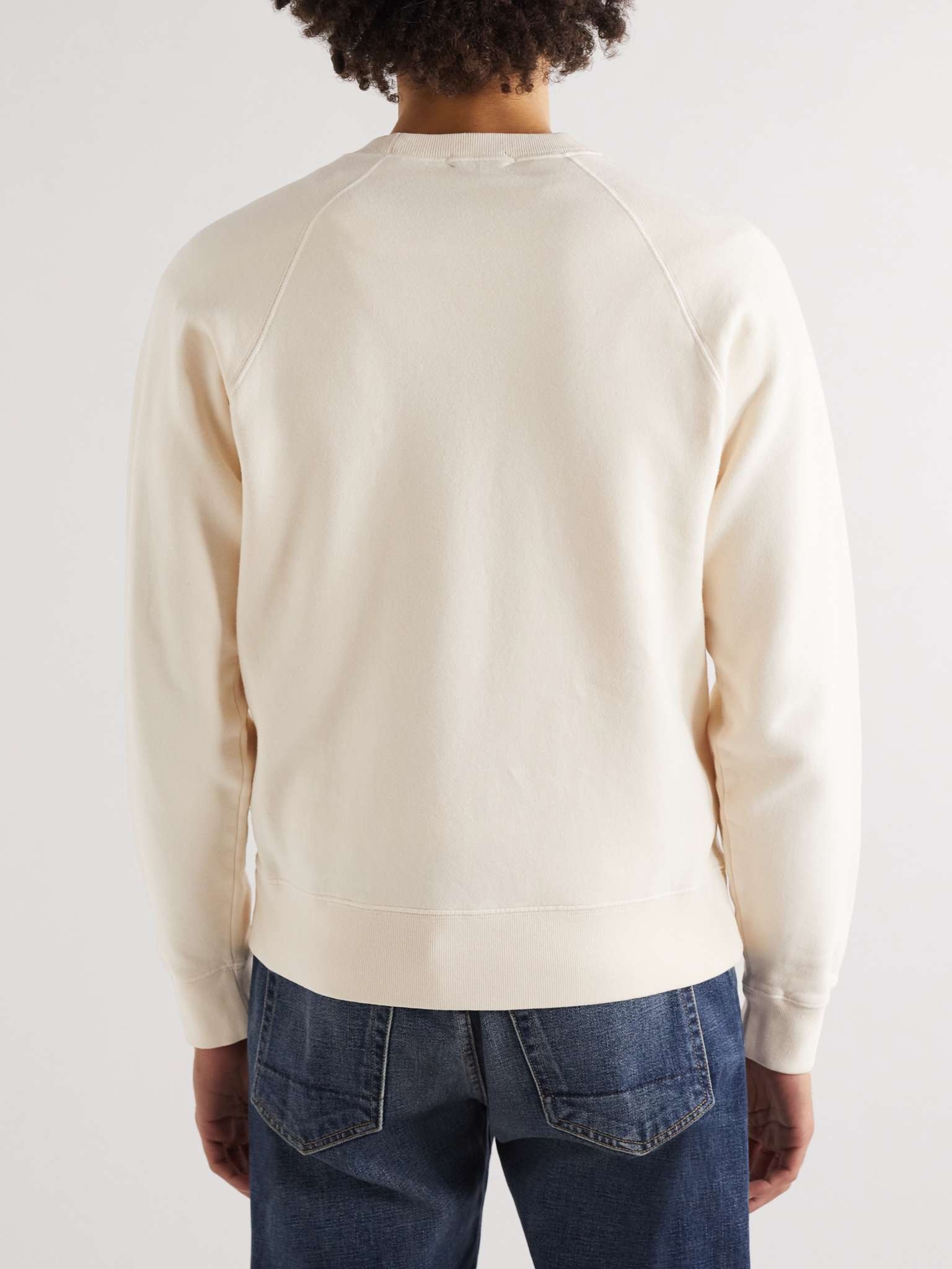 Garment-Dyed Cotton-Jersey Sweatshirt - 5