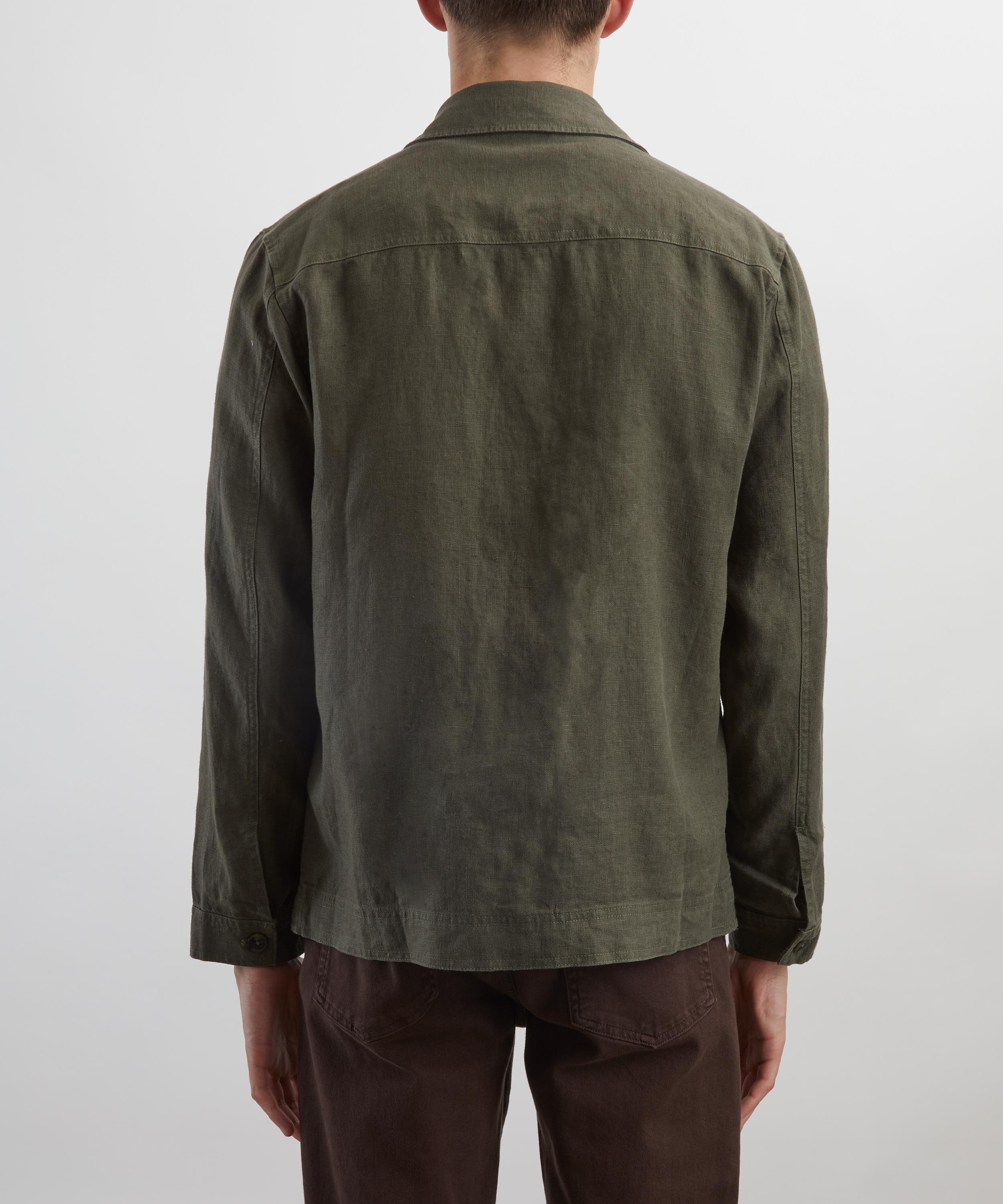Olav Linen Workwear Overshirt - 4