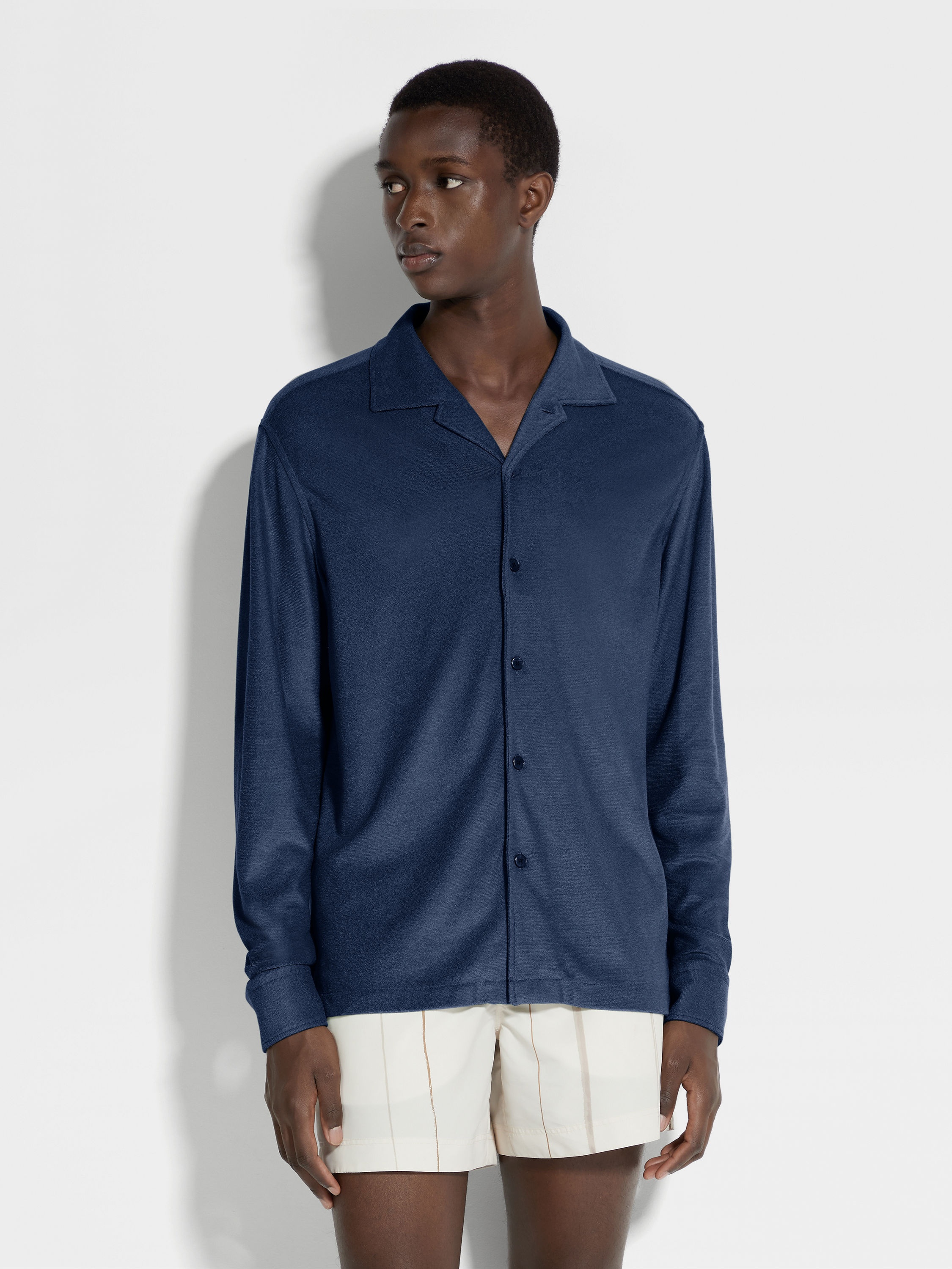 COTTON AND SILK SHIRT - 4
