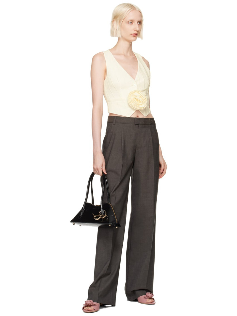 Blumarine Brown Wide Leg Trousers outlook