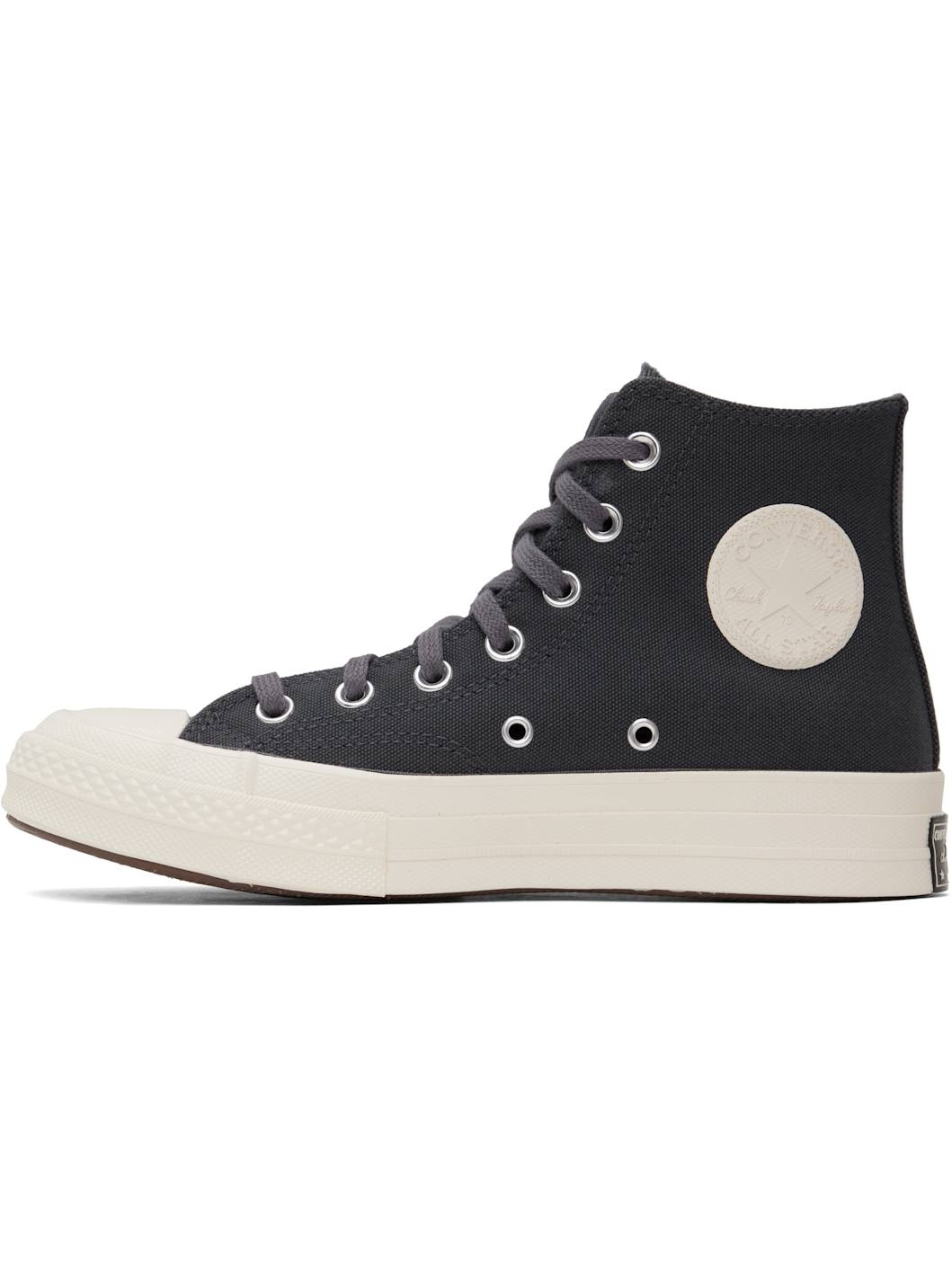 Navy Chuck 70 Textured High Top Sneakers - 3