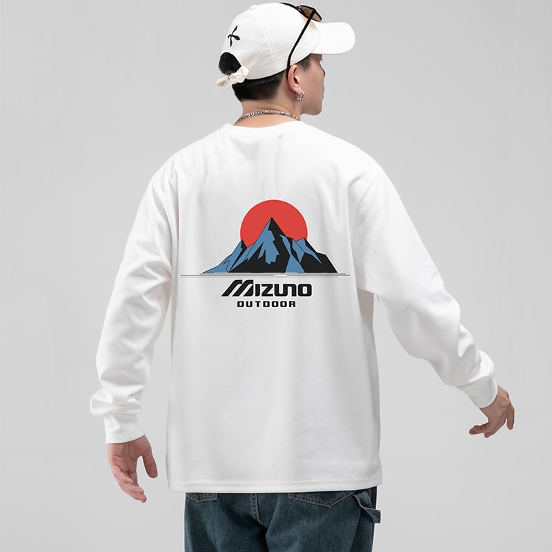 Mizuno Graphic Long Sleeve T-shirt 'White' A2CA2A03 - 5