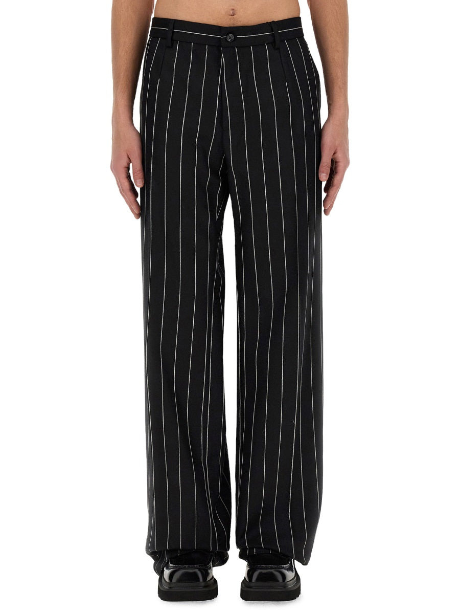 Dolce & Gabbana Men Pinstripe Pants - 1