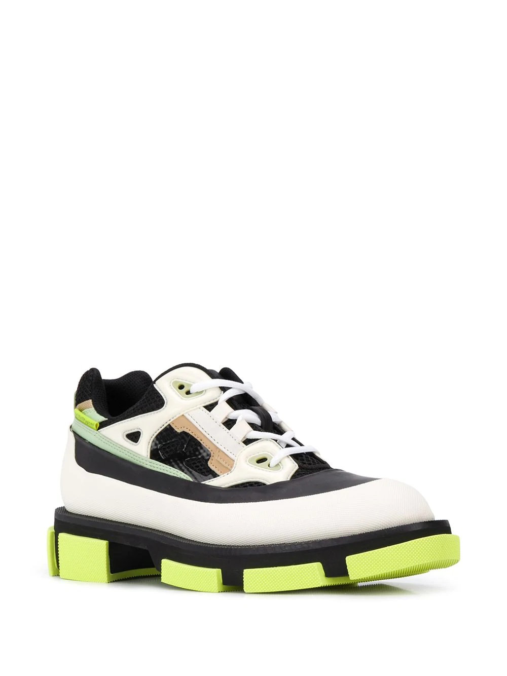 chunky sole panelled sneakers  - 2