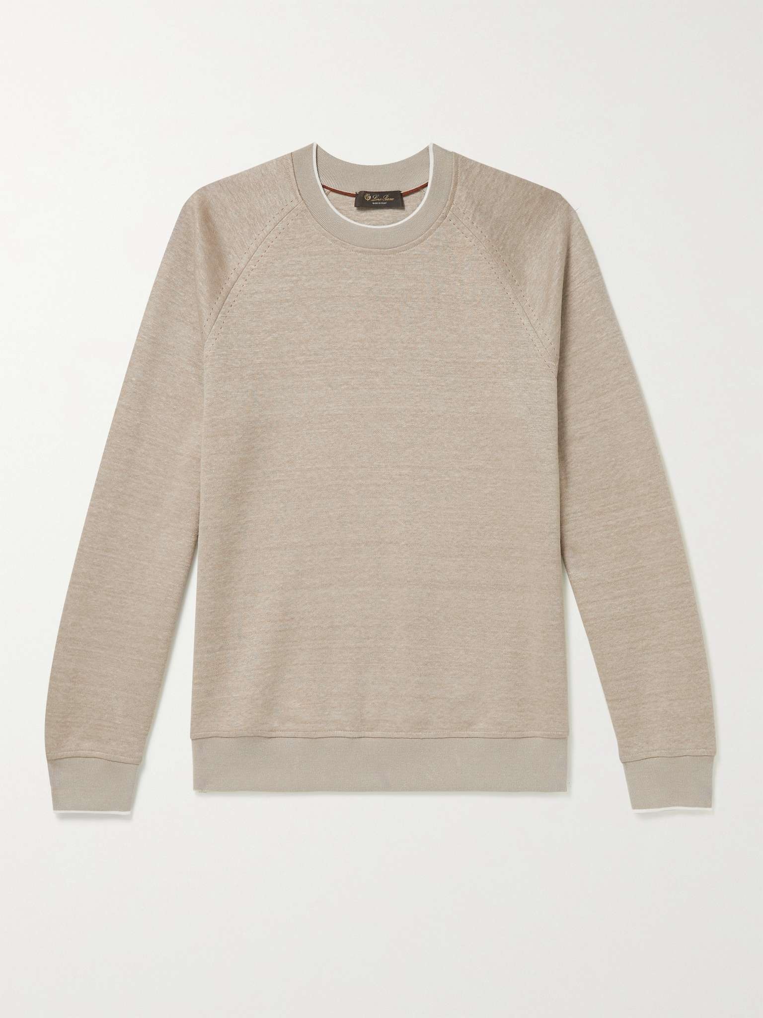 Drysdale Linen-Blend Jersey Sweatshirt - 1