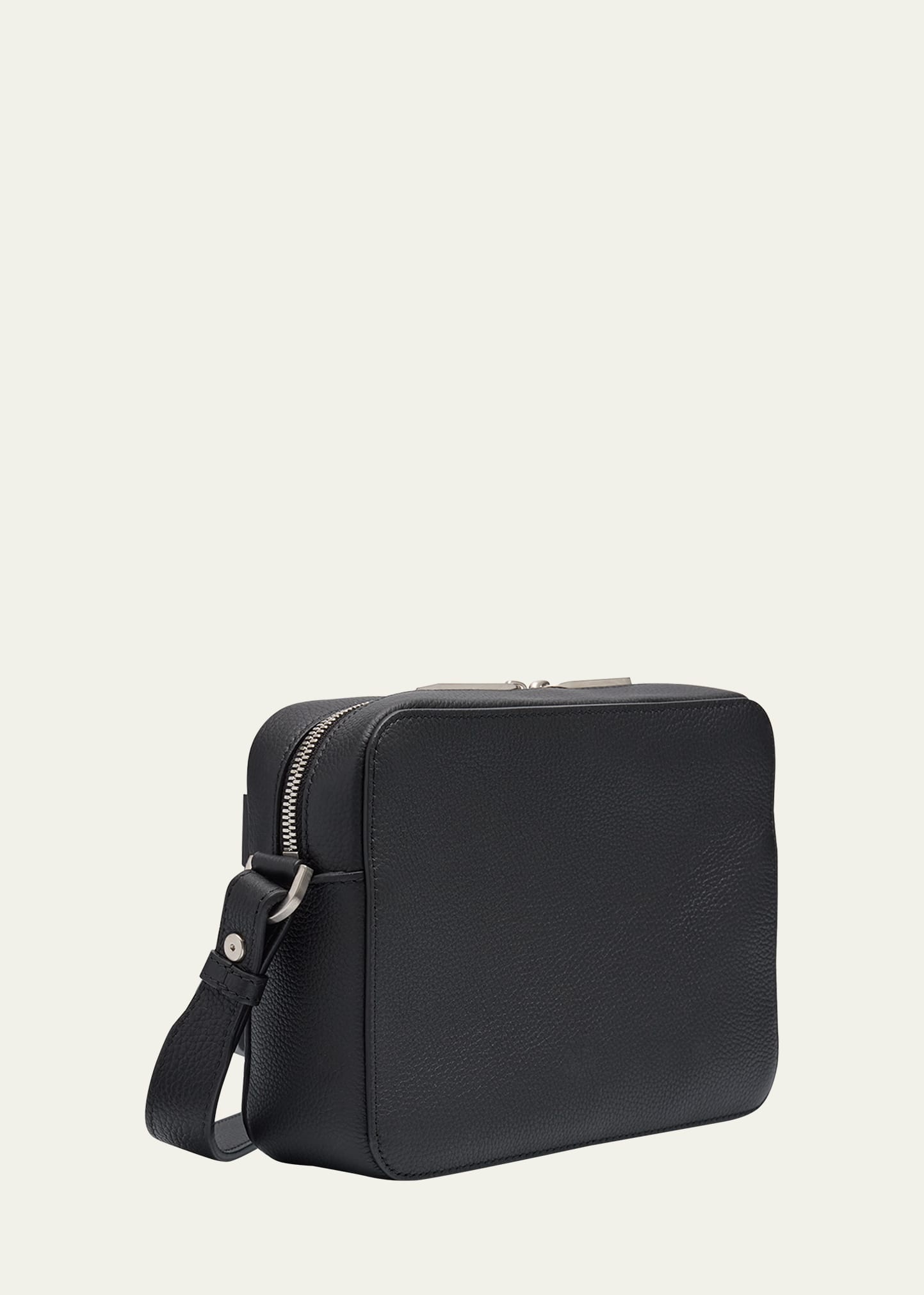 Men's Embossed Gancini Leather Crossbody Bag - 3