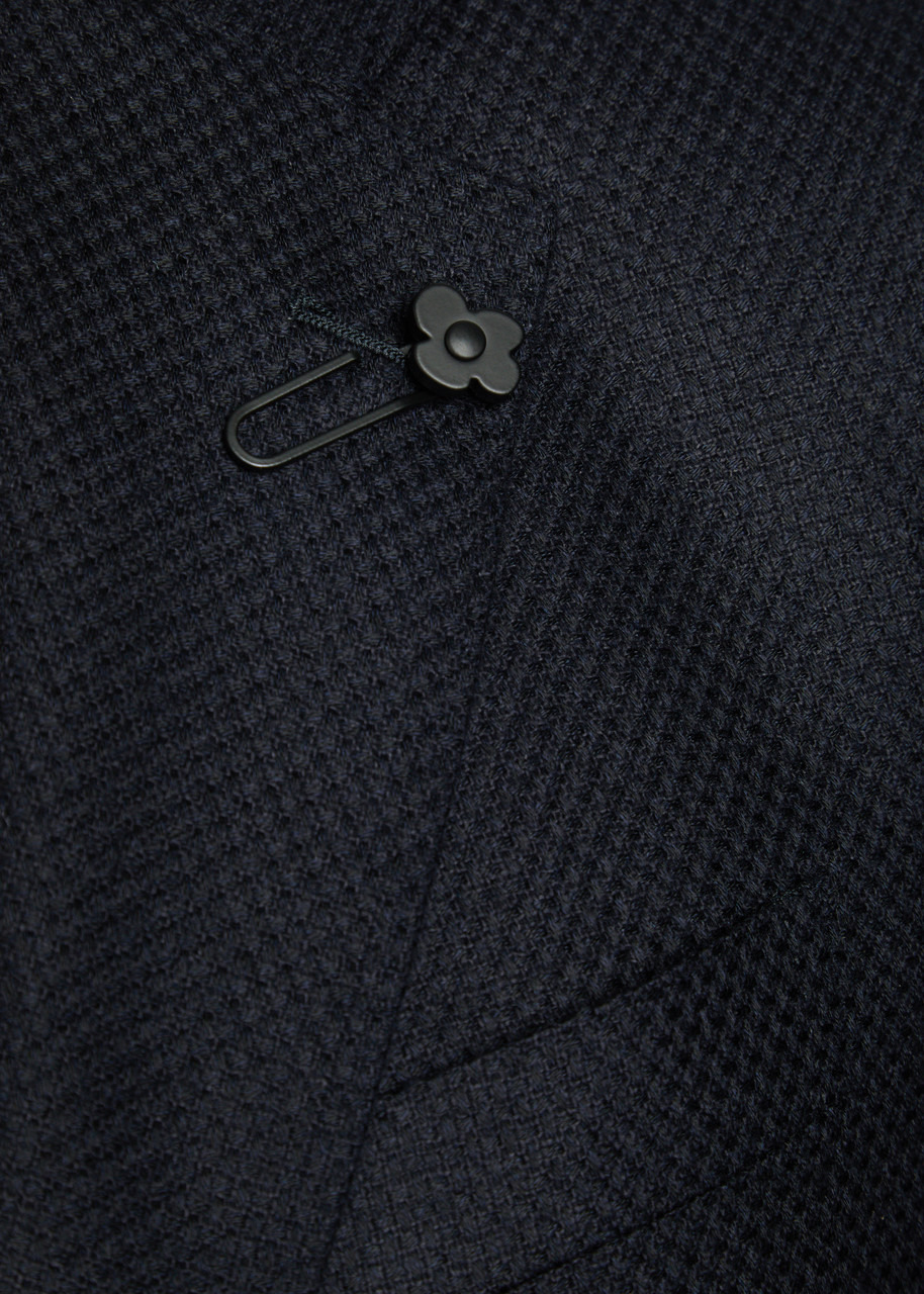 Lardini Textured Cashmere and Silk-blend Blazer - 5