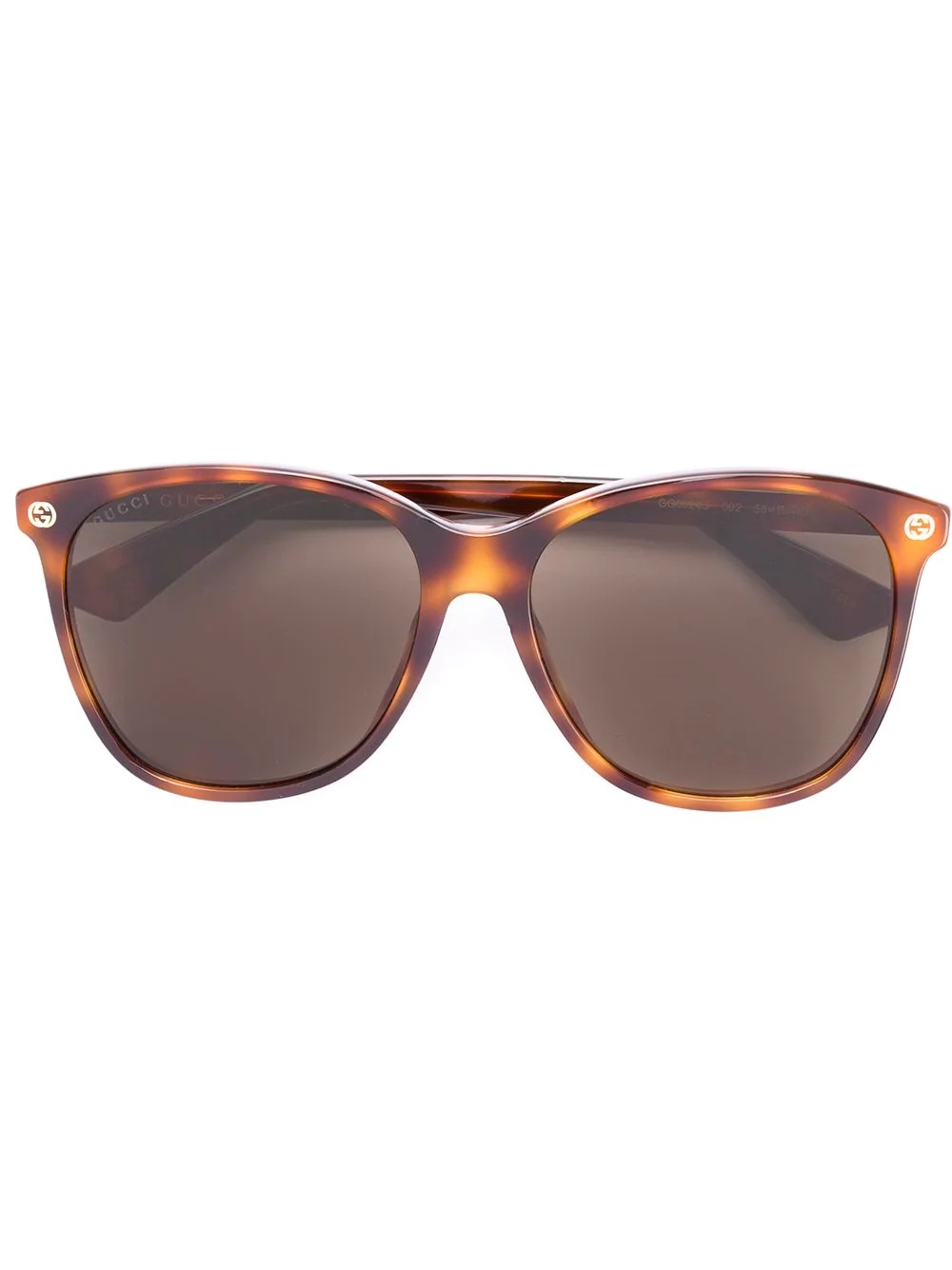 oversize gradient round sunglasses - 1