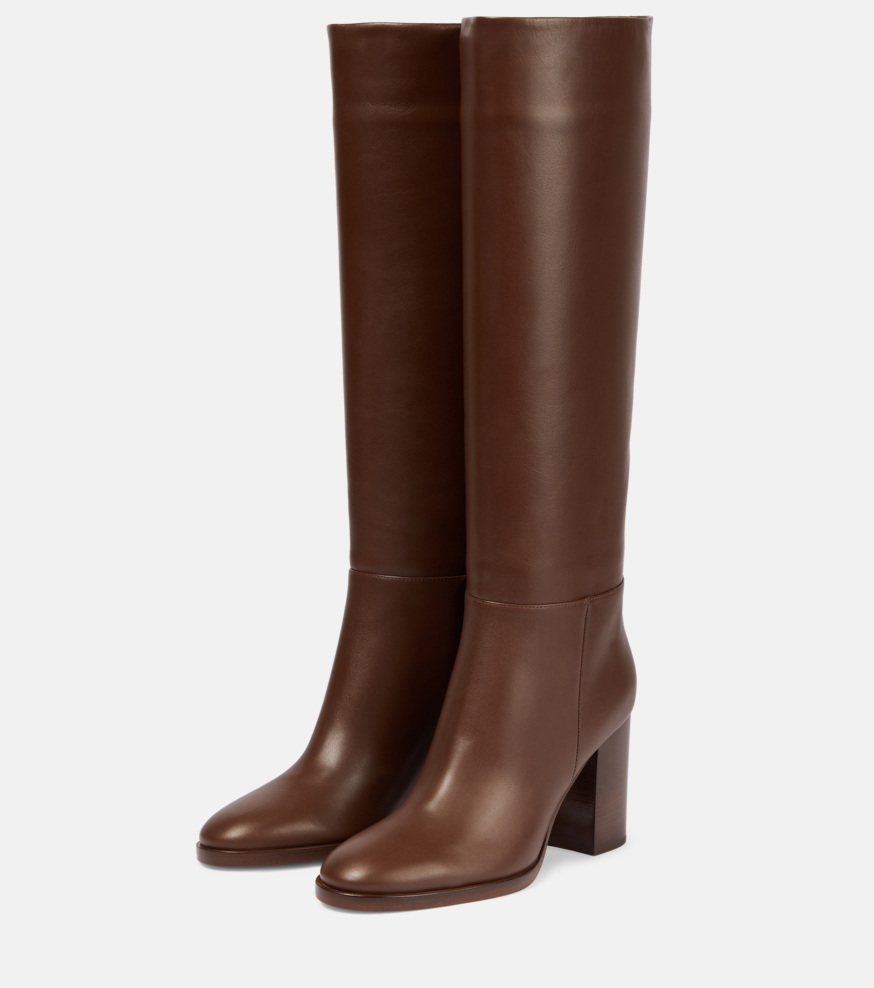 Santiago knee-high leather boots - 5