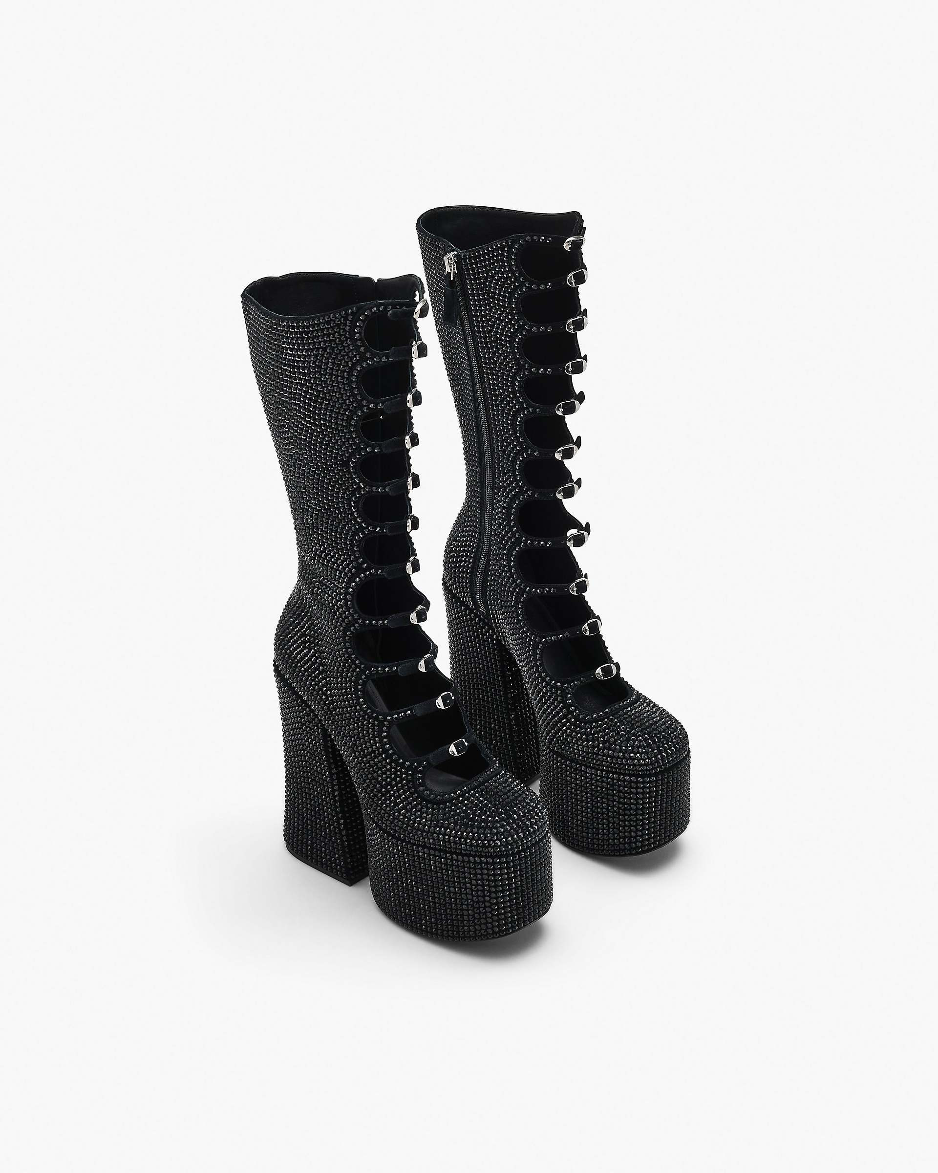 THE RHINESTONE KIKI KNEE-HIGH BOOT - 3