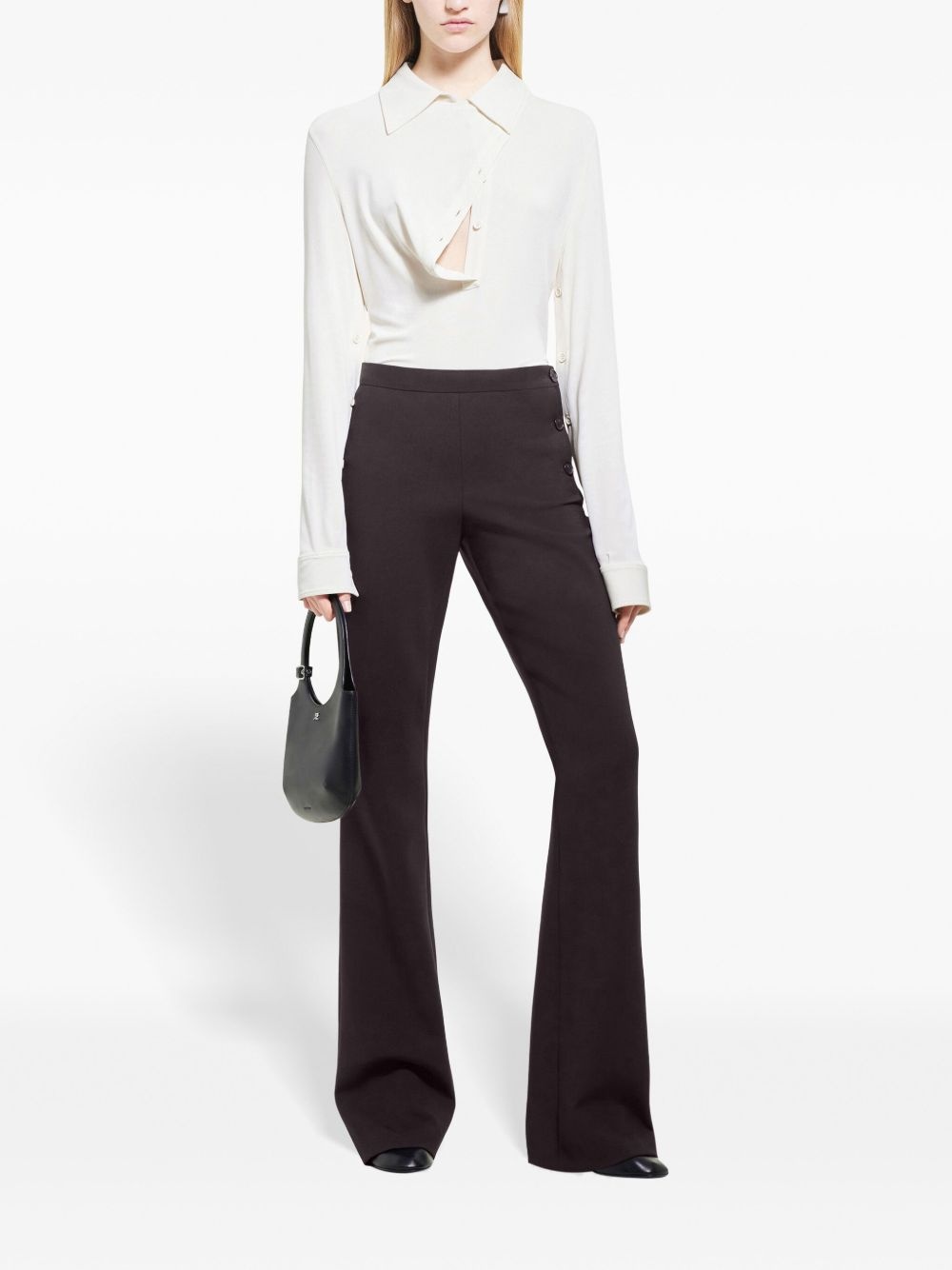Oblique tailored trousers - 2