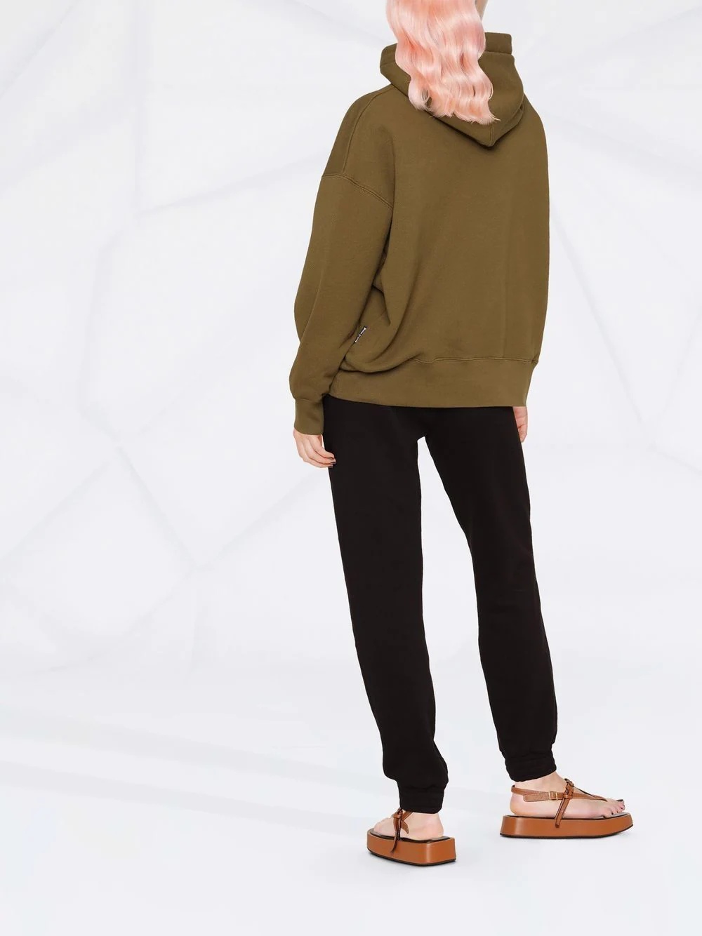 logo-print hoodie - 3