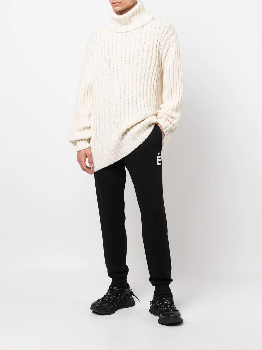 roll-neck knit jumper - 2