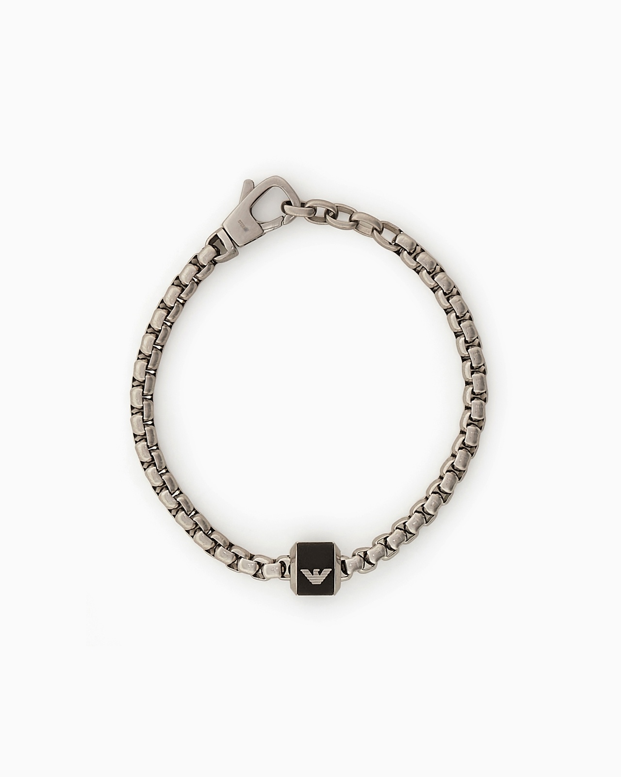 BLACK MARBLE CHAIN BRACELET - 1