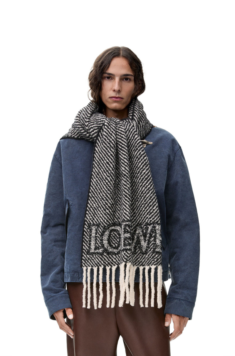 Loewe LOEWE scarf in alpaca and wool blend outlook
