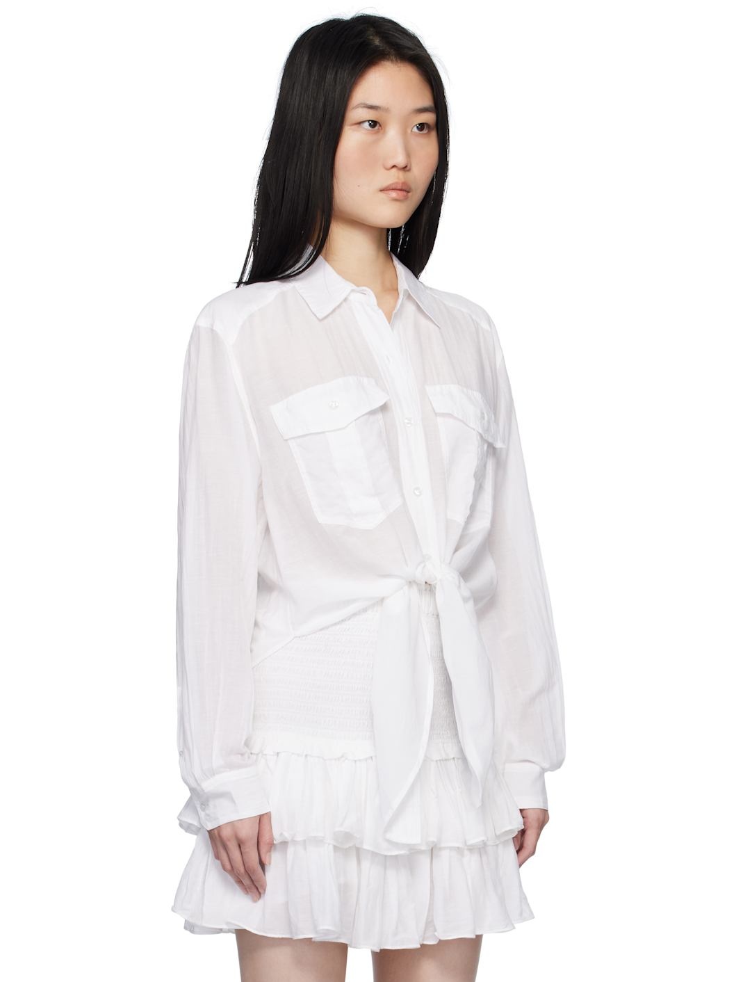 White Nath Shirt - 2