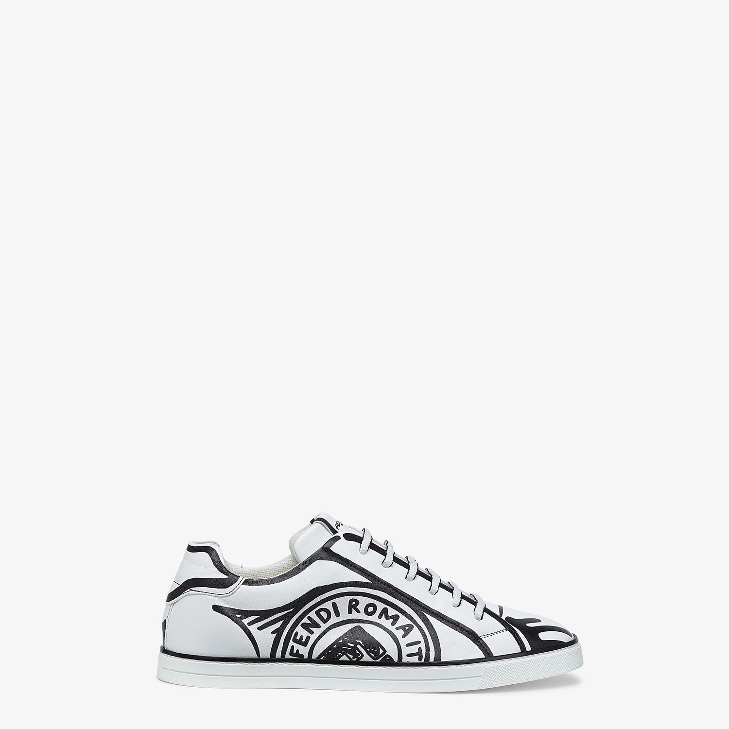 Fendi Roma Joshua Vides leather low-tops - 1