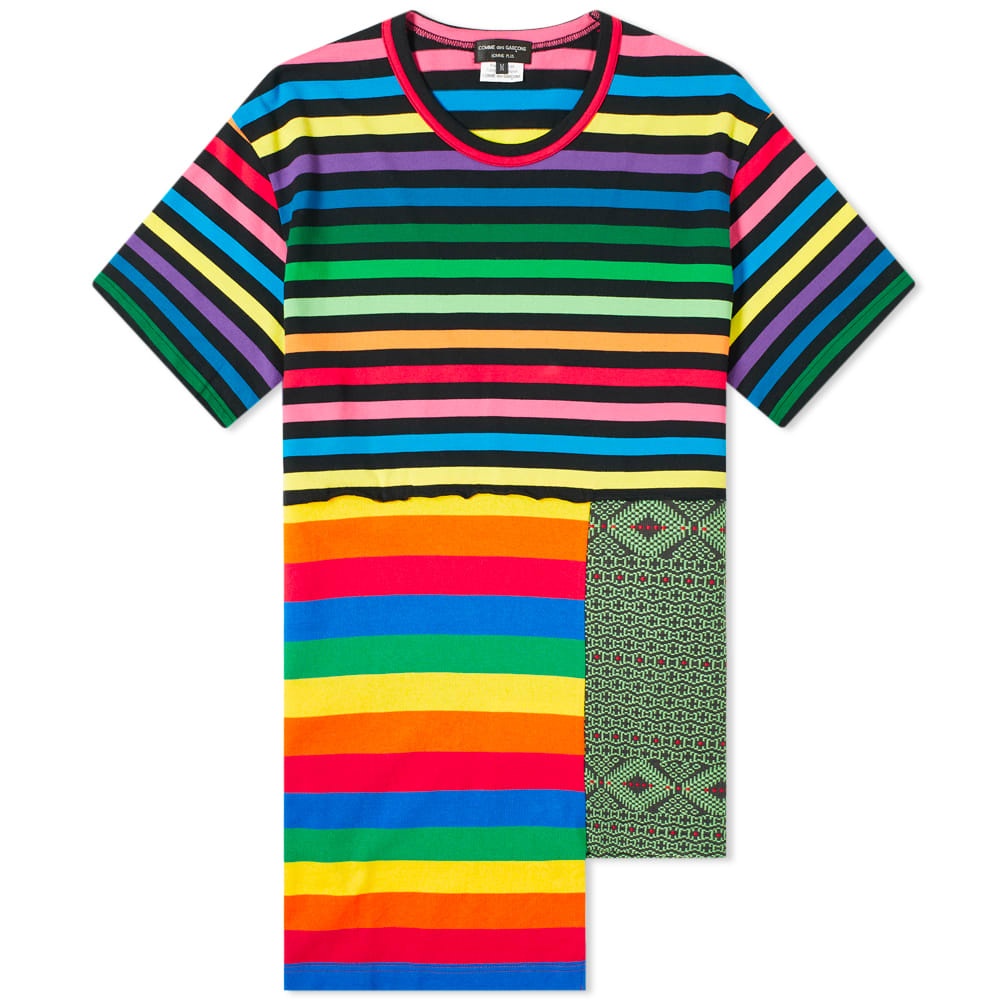 Comme des Garcons Homme Plus Long Patchwork Tee - 1