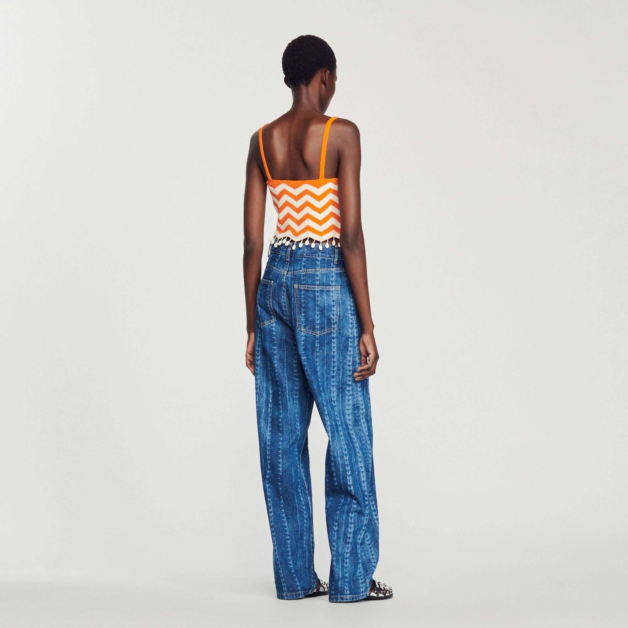 Drop-bead crop top - 6
