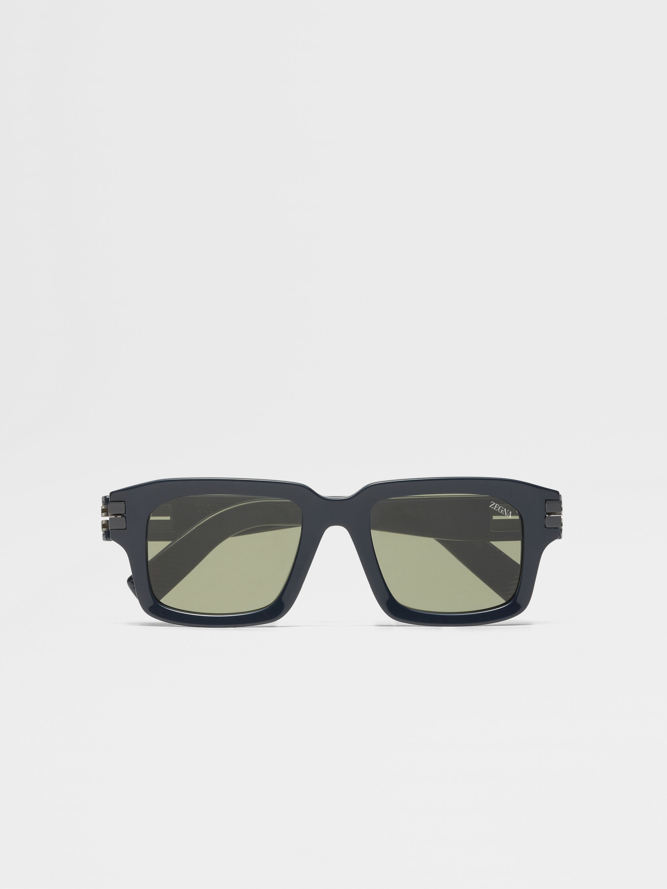 BLUE ACETATE SUNGLASSES - 1