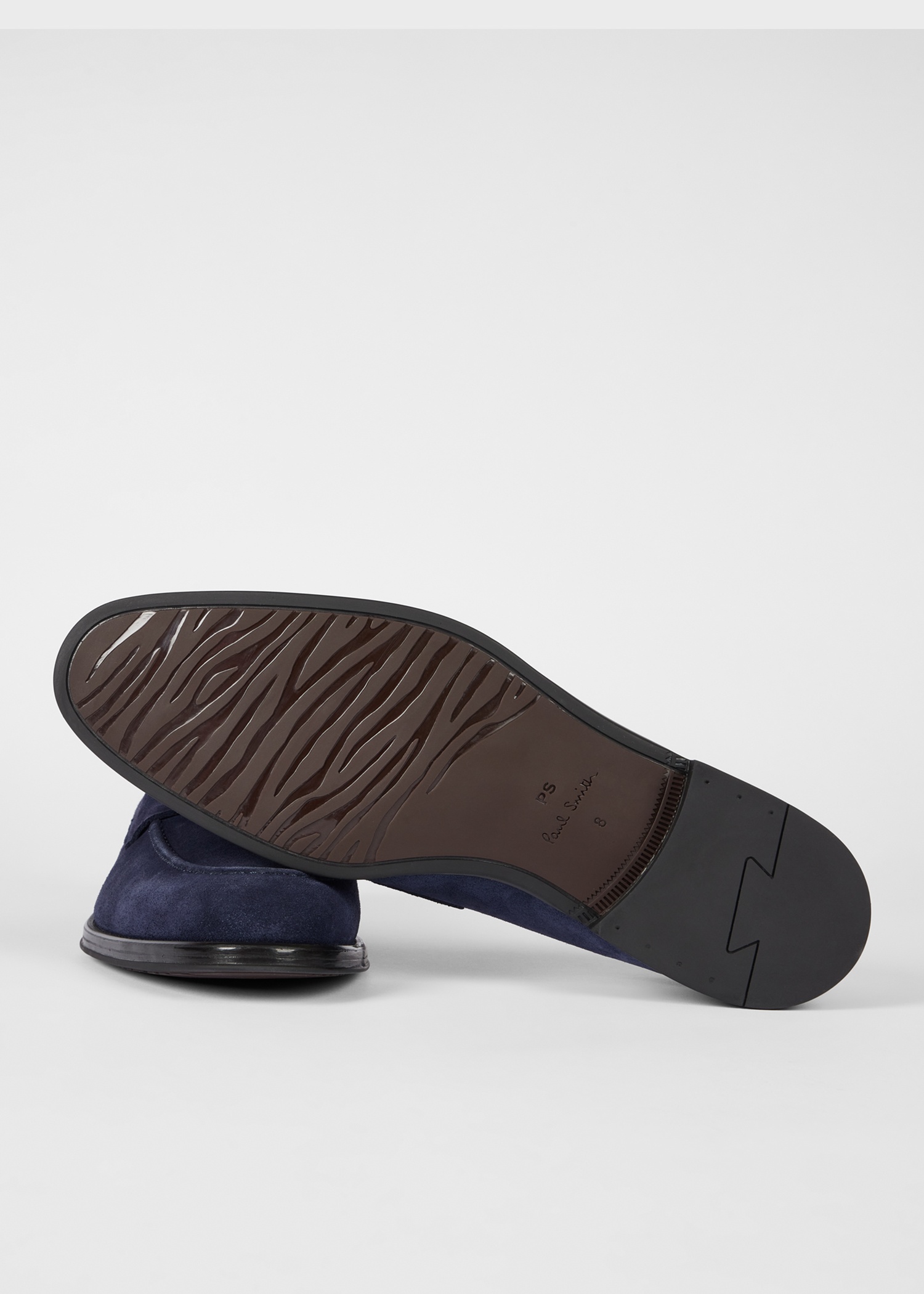 Navy Suede 'Pierce' Loafers - 5