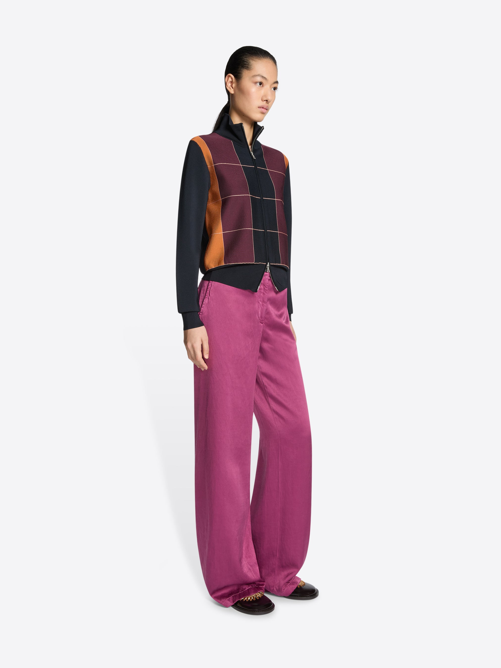 ZIPPED KNIT CARDIGAN - 3