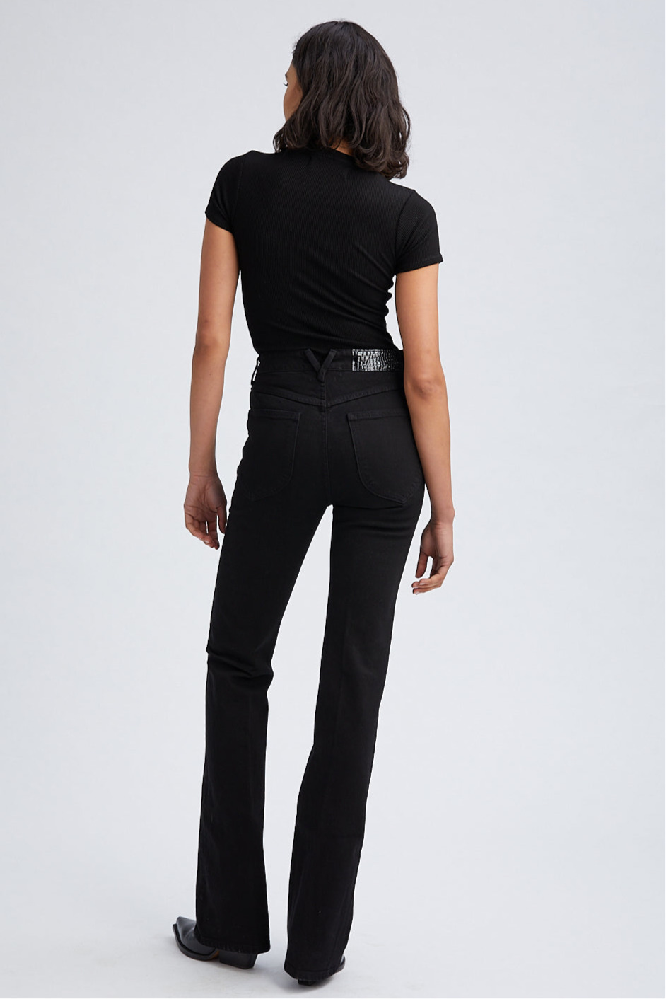 STEVIE MICRO FLARE DENIM - 8