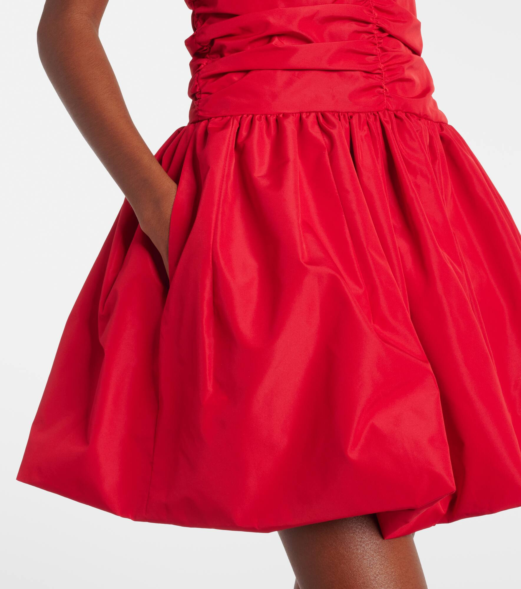 Faille balloon minidress - 5