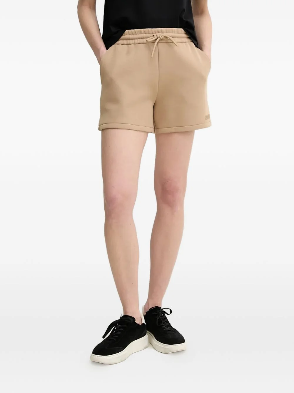 Summer-R drawstring logo shorts - 1