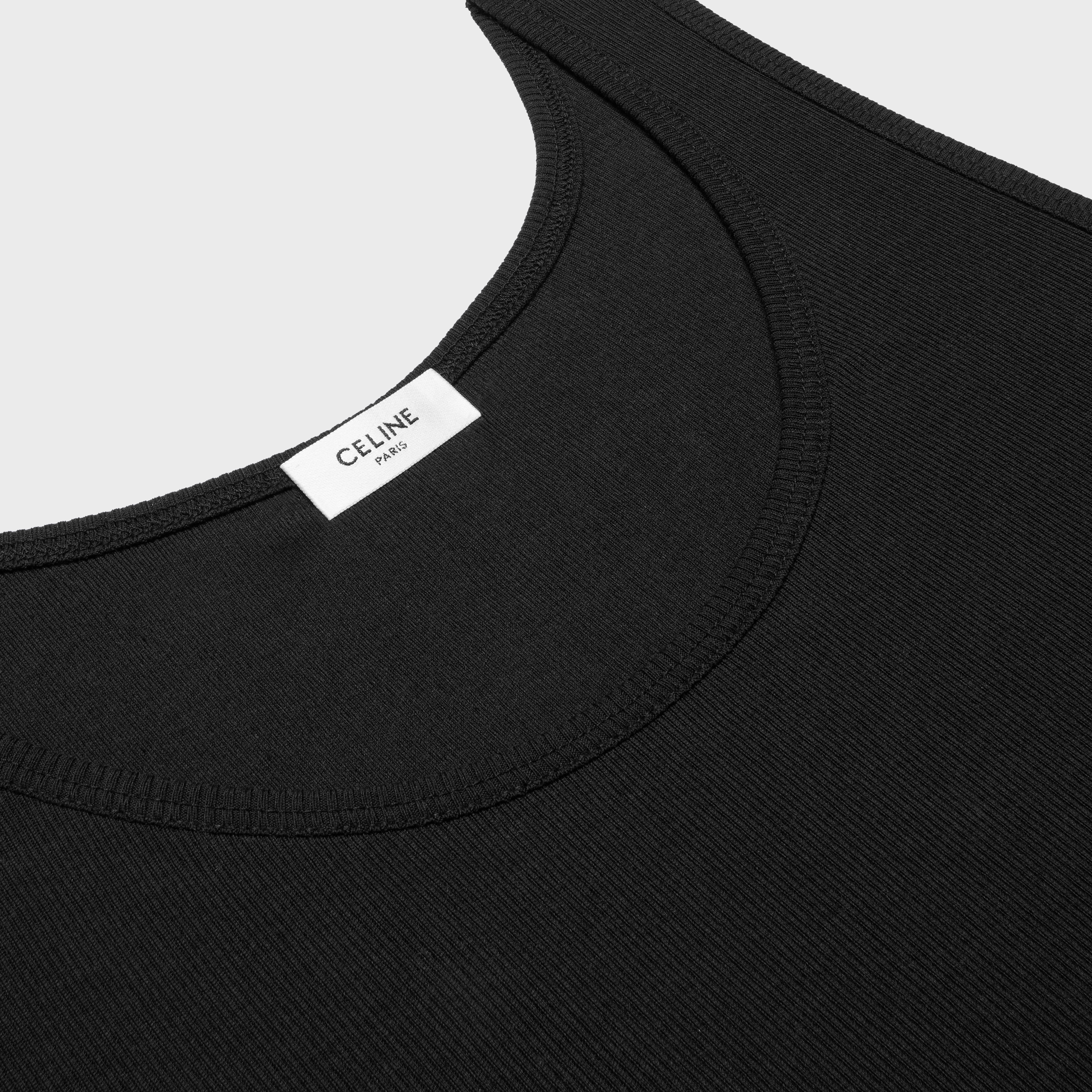 triomphe tank top in silk jersey - 3