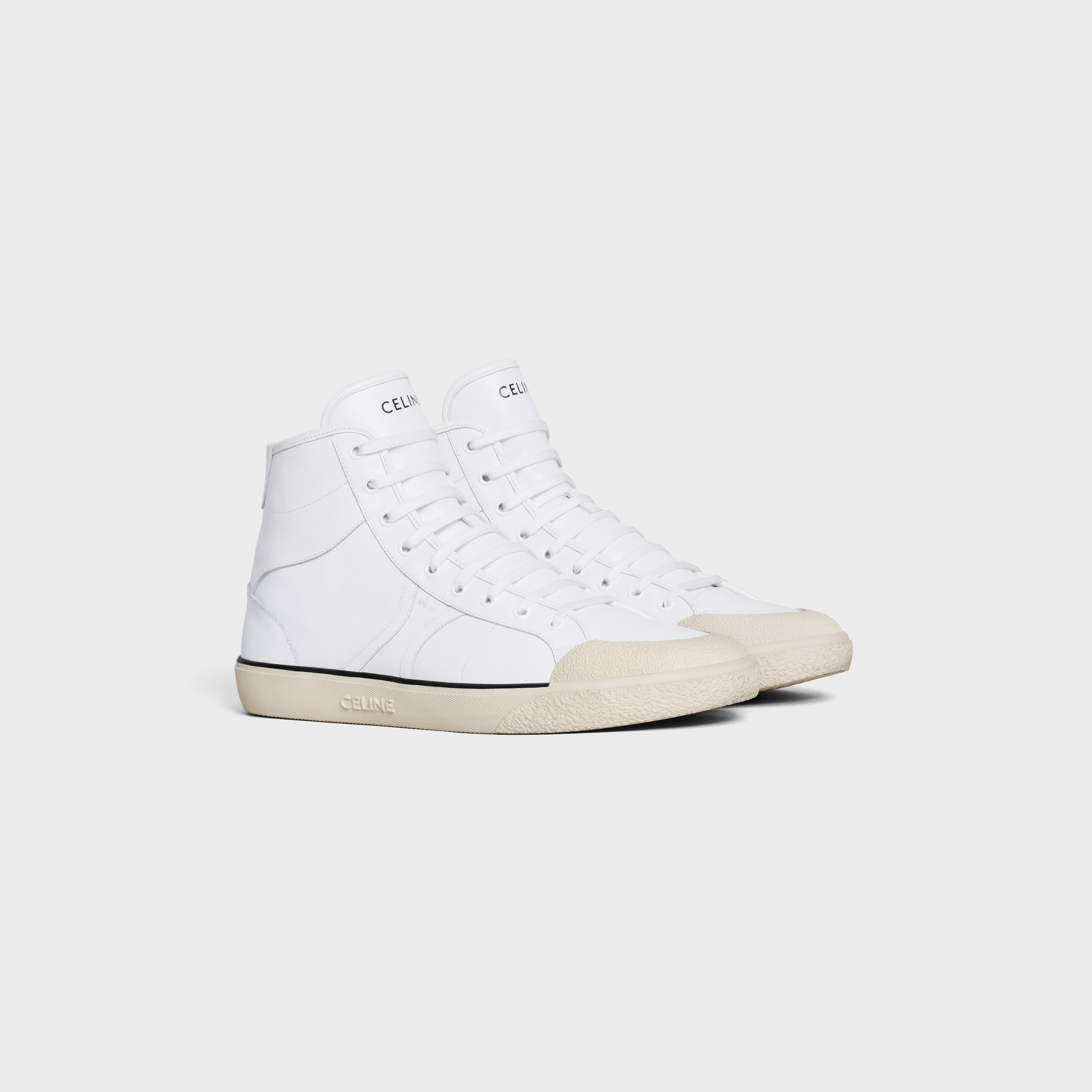 AS-02 MID LOW LACE-UP CELINE ALAN SNEAKER in CALFSKIN - 2