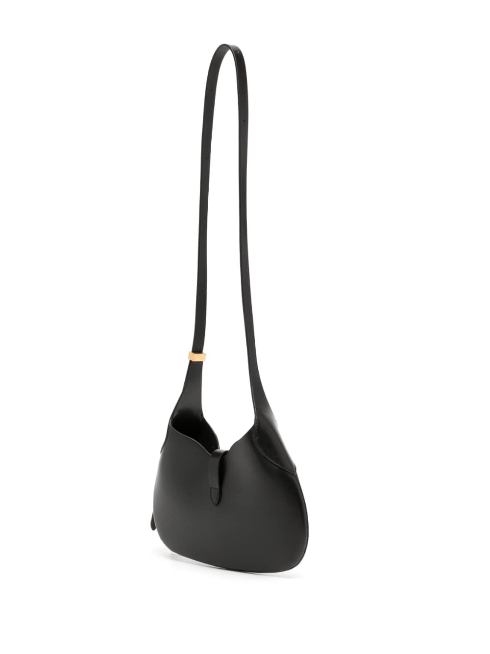 palm tree-plaque leather shoulder bag - 3