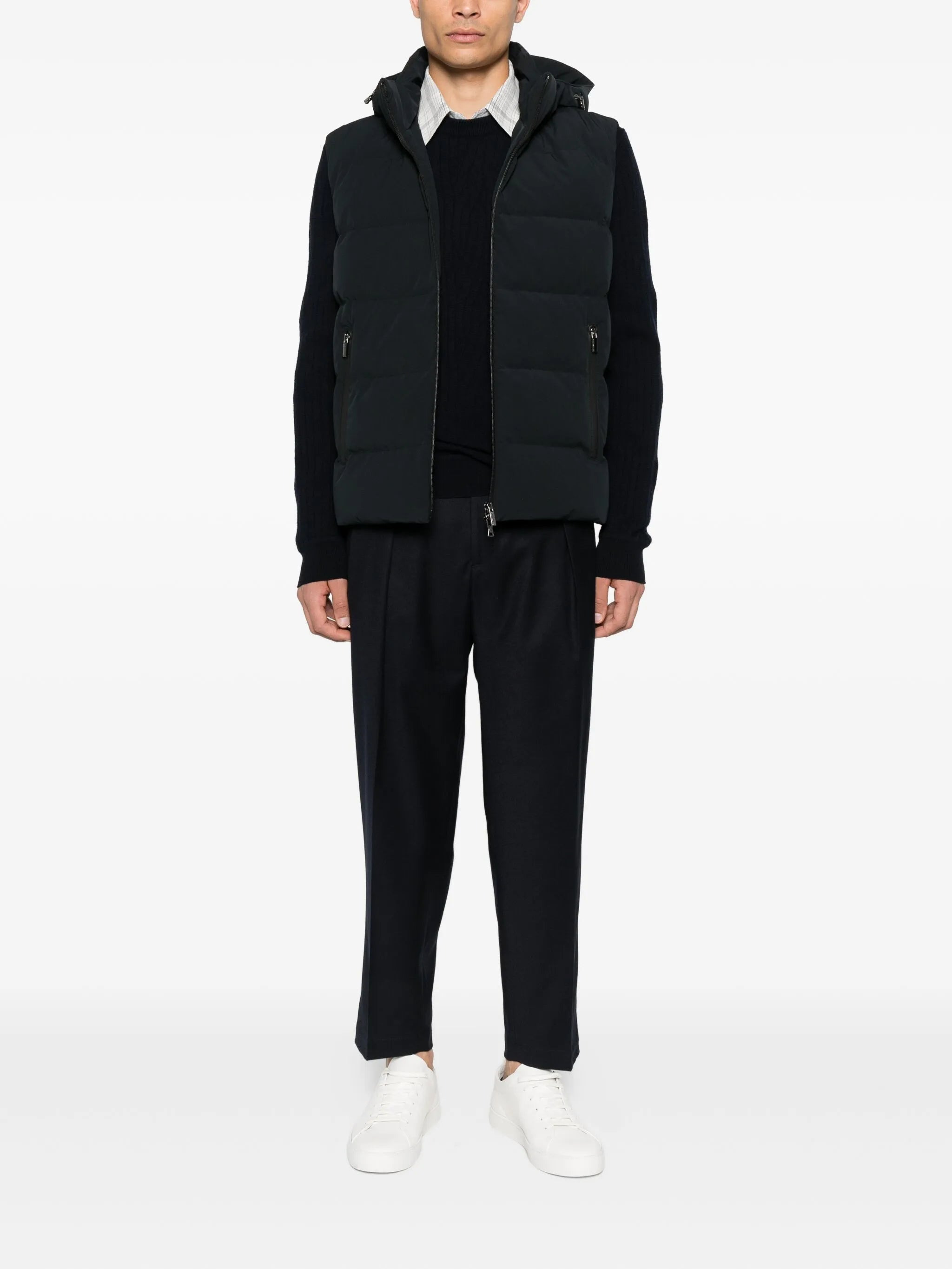Brioni Ribbed Wool-cashmere Blend Sweater - 3