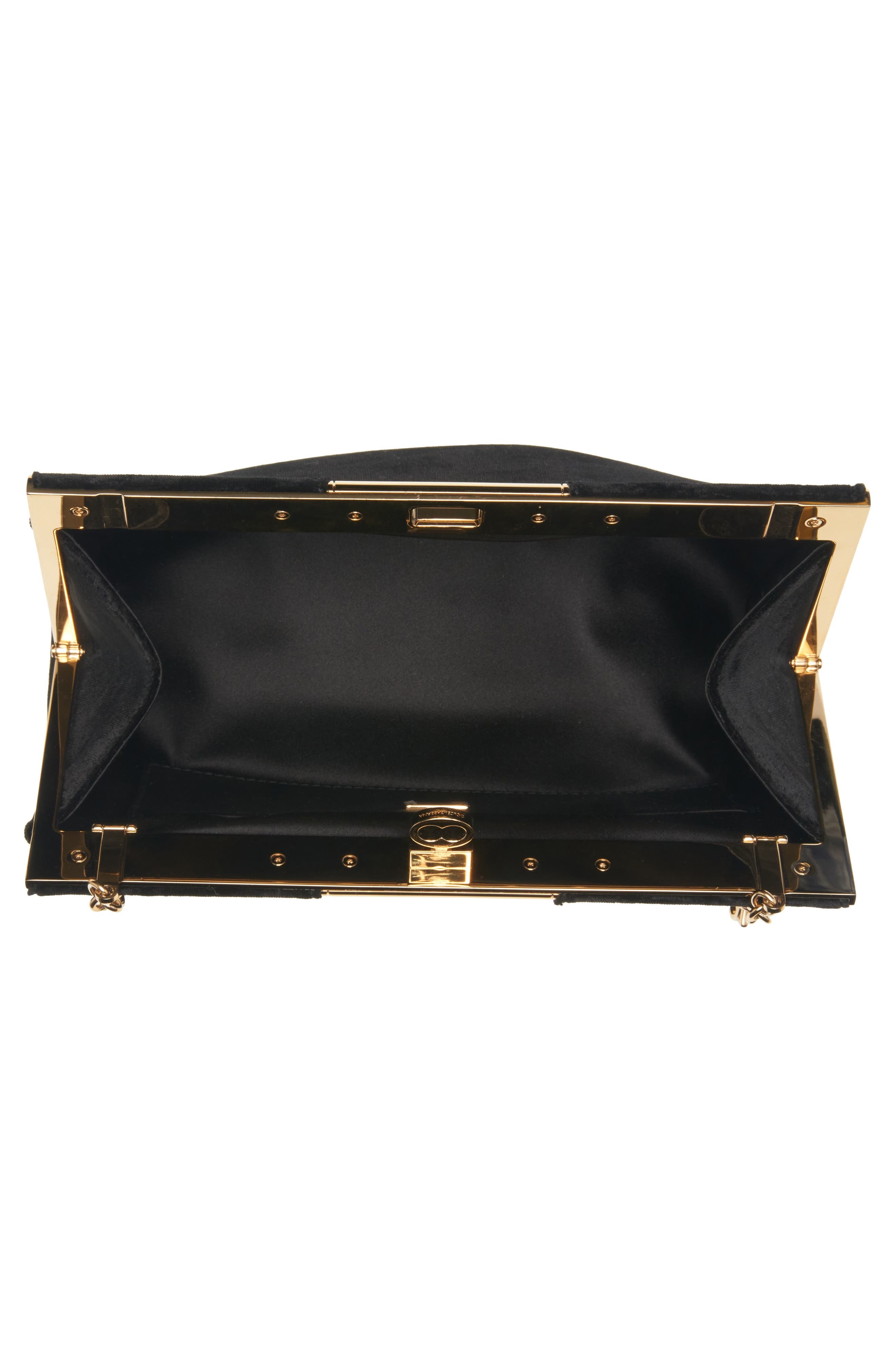Dolce&Gabbana Small Marlene Velvet Shoulder Bag in 80999 Nero at Nordstrom - 3