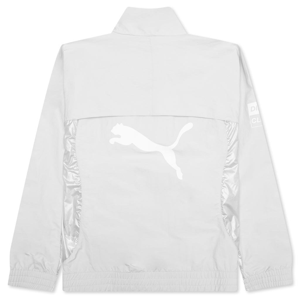 PUMA X PLEASURES CELLERATOR TRACK JACKET - GLACIAL GREY - 2