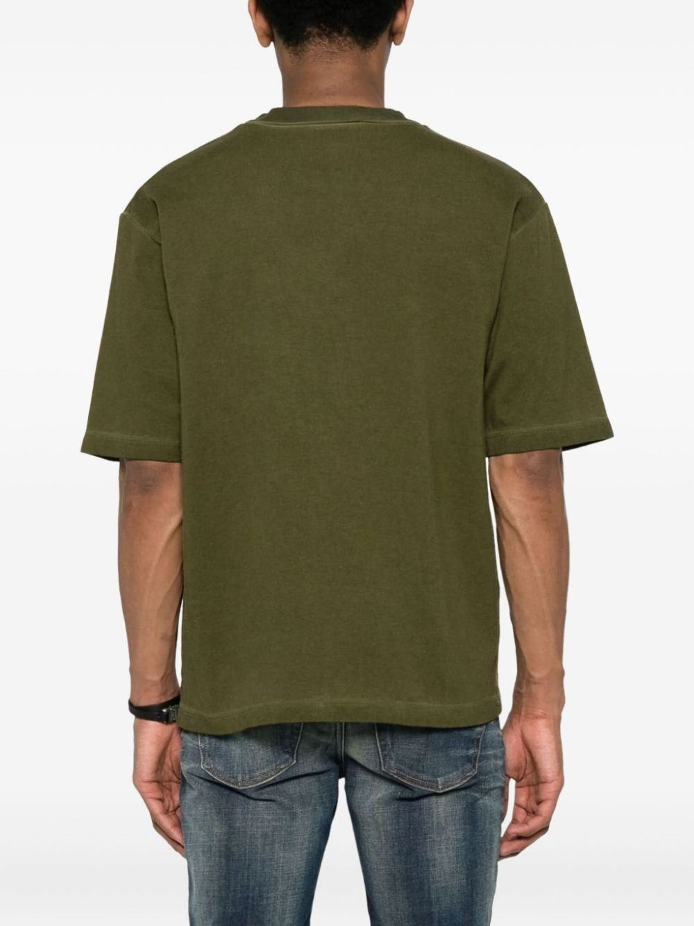logo-embroidered T-shirt - 4