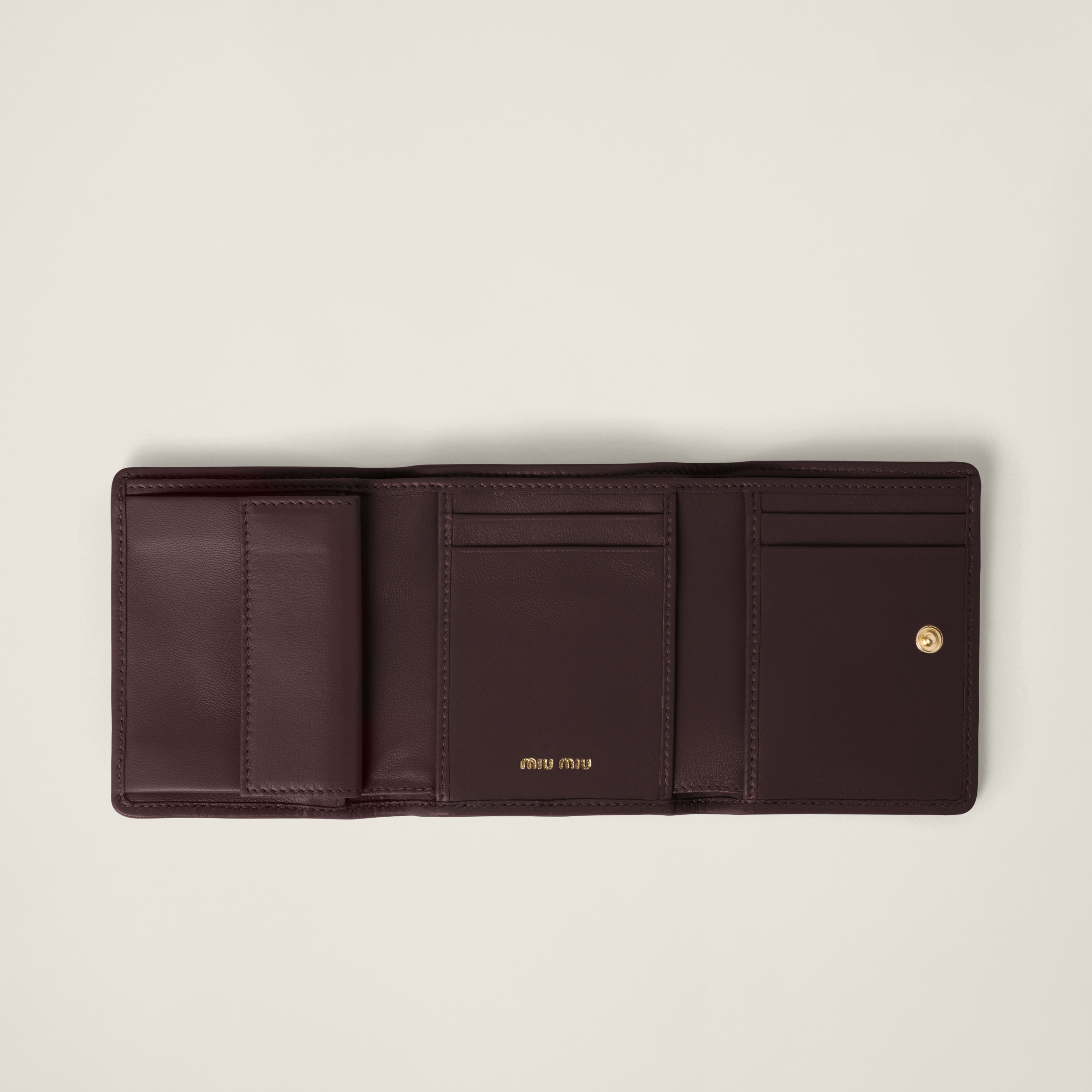 Small matelassé nappa leather wallet - 2